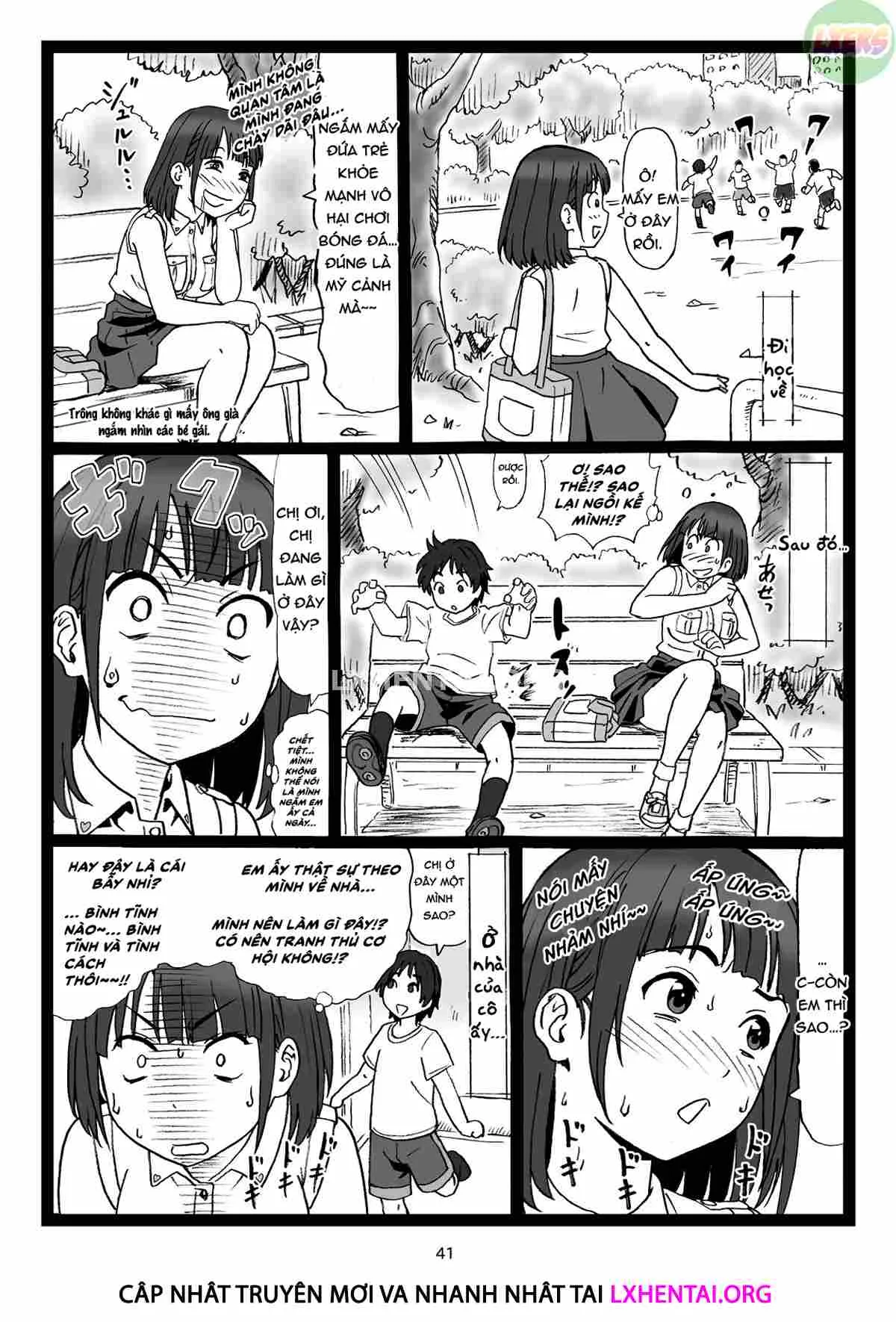 HentaiVN.net - Ảnh 45 - A Pretty Onee-San, That's Sitting On A Bench In The Park...Suddenly Says To Me: [Show Me Your Dick]. [Kouen No Bench Ni Suwatteru Kirei Na Onee-San Ga Boku Ni ...Ochinchin O Misete... To Itte Kuru No De...] - Oneshot