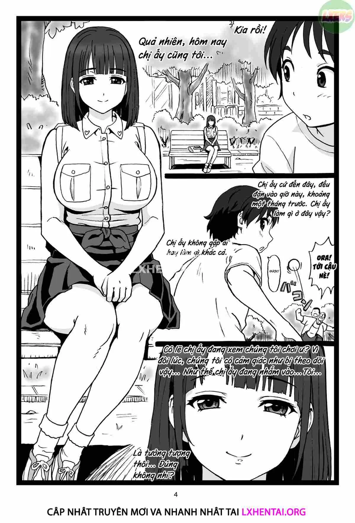 HentaiVN.net - Ảnh 8 - A Pretty Onee-San, That's Sitting On A Bench In The Park...Suddenly Says To Me: [Show Me Your Dick]. [Kouen No Bench Ni Suwatteru Kirei Na Onee-San Ga Boku Ni ...Ochinchin O Misete... To Itte Kuru No De...] - Oneshot