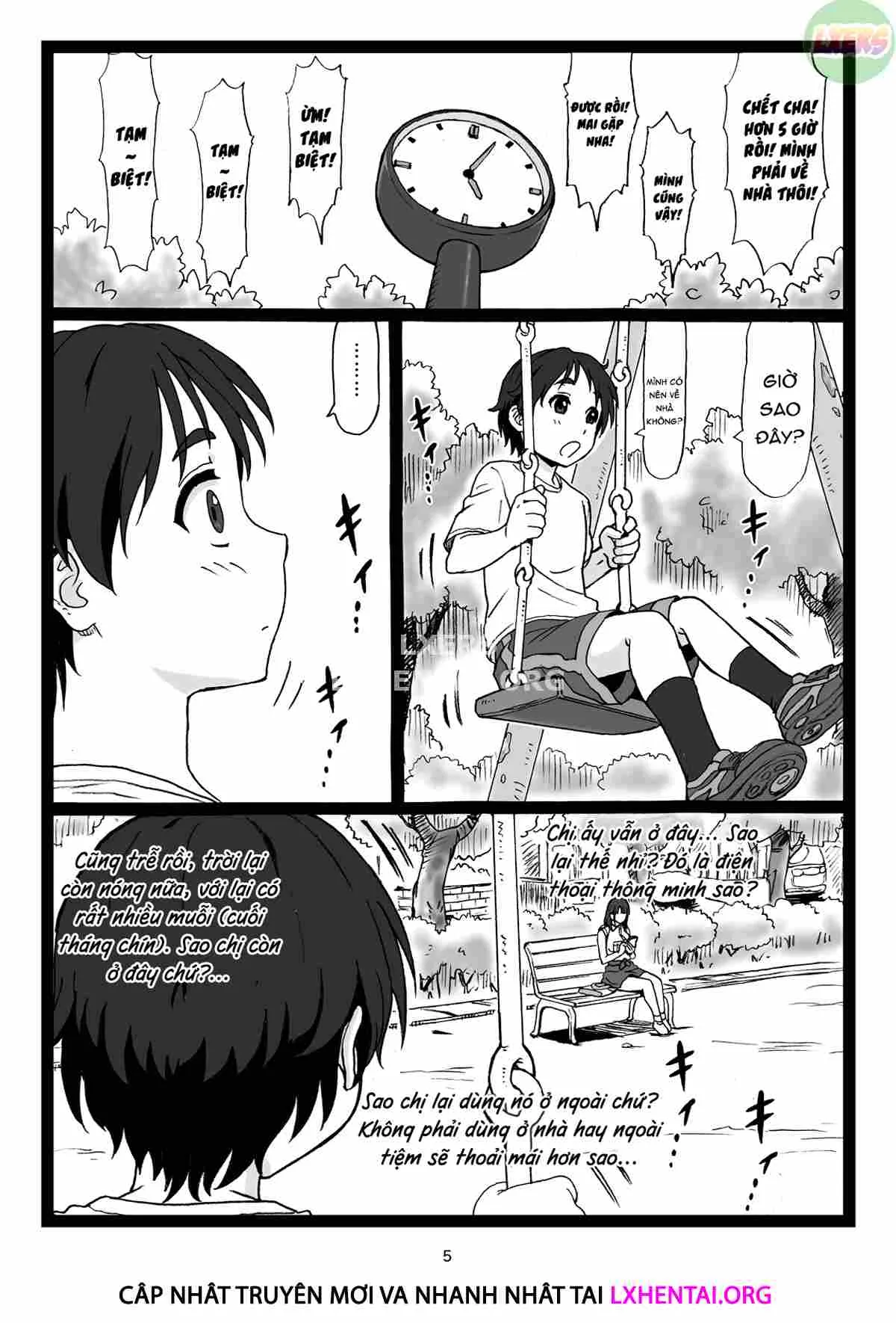 HentaiVN.net - Ảnh 9 - A Pretty Onee-San, That's Sitting On A Bench In The Park...Suddenly Says To Me: [Show Me Your Dick]. [Kouen No Bench Ni Suwatteru Kirei Na Onee-San Ga Boku Ni ...Ochinchin O Misete... To Itte Kuru No De...] - Oneshot