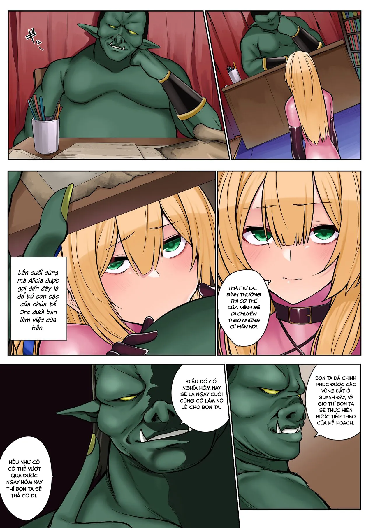 HentaiVN.net - Ảnh 17 - Himekishi Alicia no Junan -Orc-sama wa Himekishi o Tsukaima ni Shitai [姫騎士アリシアの受難 ―オーク様は姫騎士を使い魔にしたい] - Oneshot