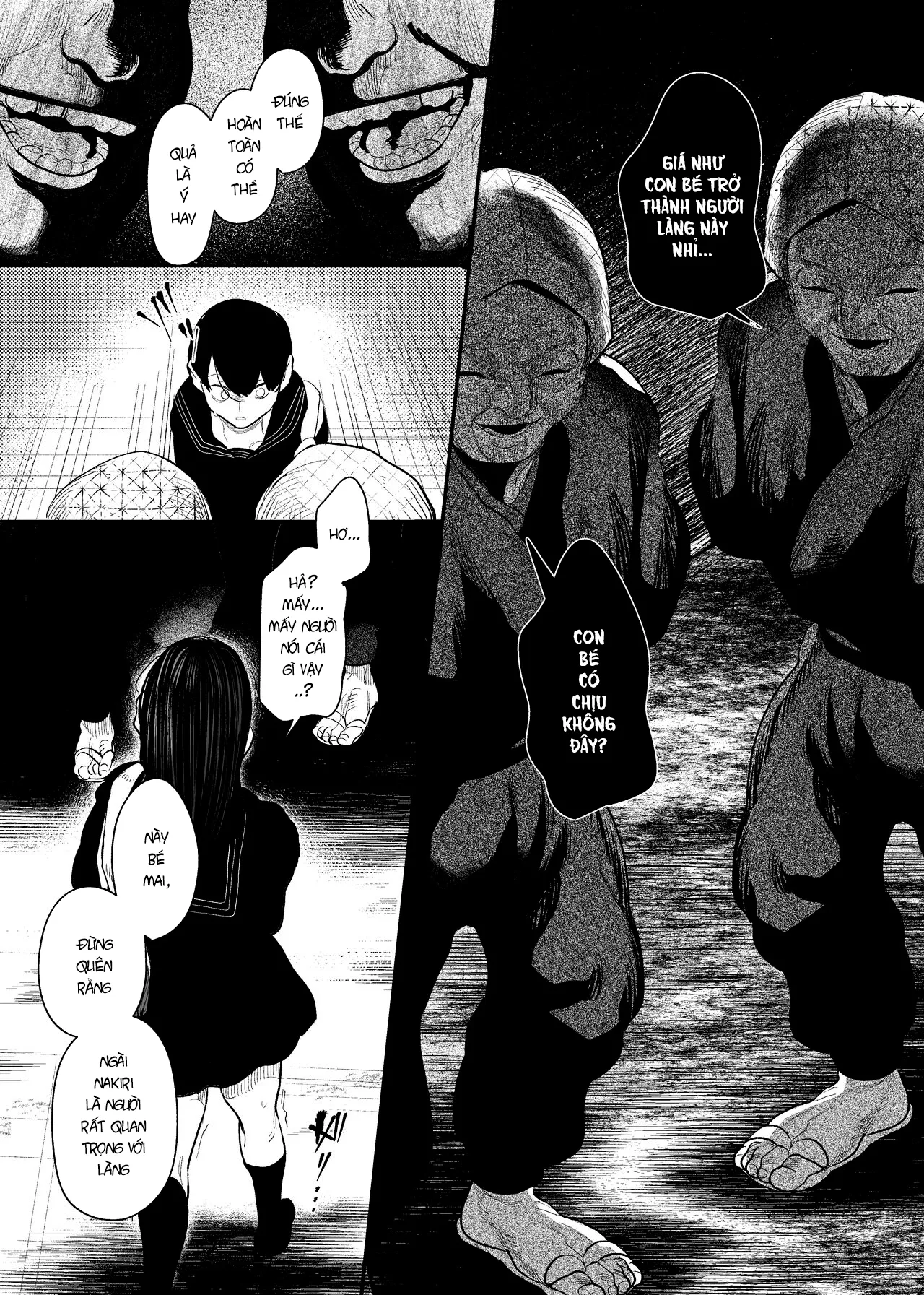HentaiVN.net - Ảnh 11 - Hậu duệ ma thần và trinh nữ hiến thân [Onigami Mura ~ Kami no Matsuei x Nie no Shoujo ~, 鬼神村～神の末裔×贄の少女～] - Chap 2