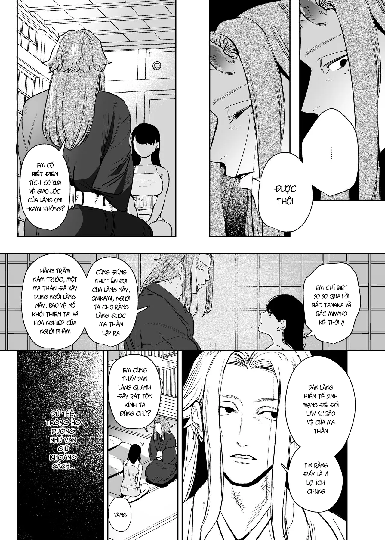 HentaiVN.net - Ảnh 18 - Hậu duệ ma thần và trinh nữ hiến thân [Onigami Mura ~ Kami no Matsuei x Nie no Shoujo ~, 鬼神村～神の末裔×贄の少女～] - Chap 2