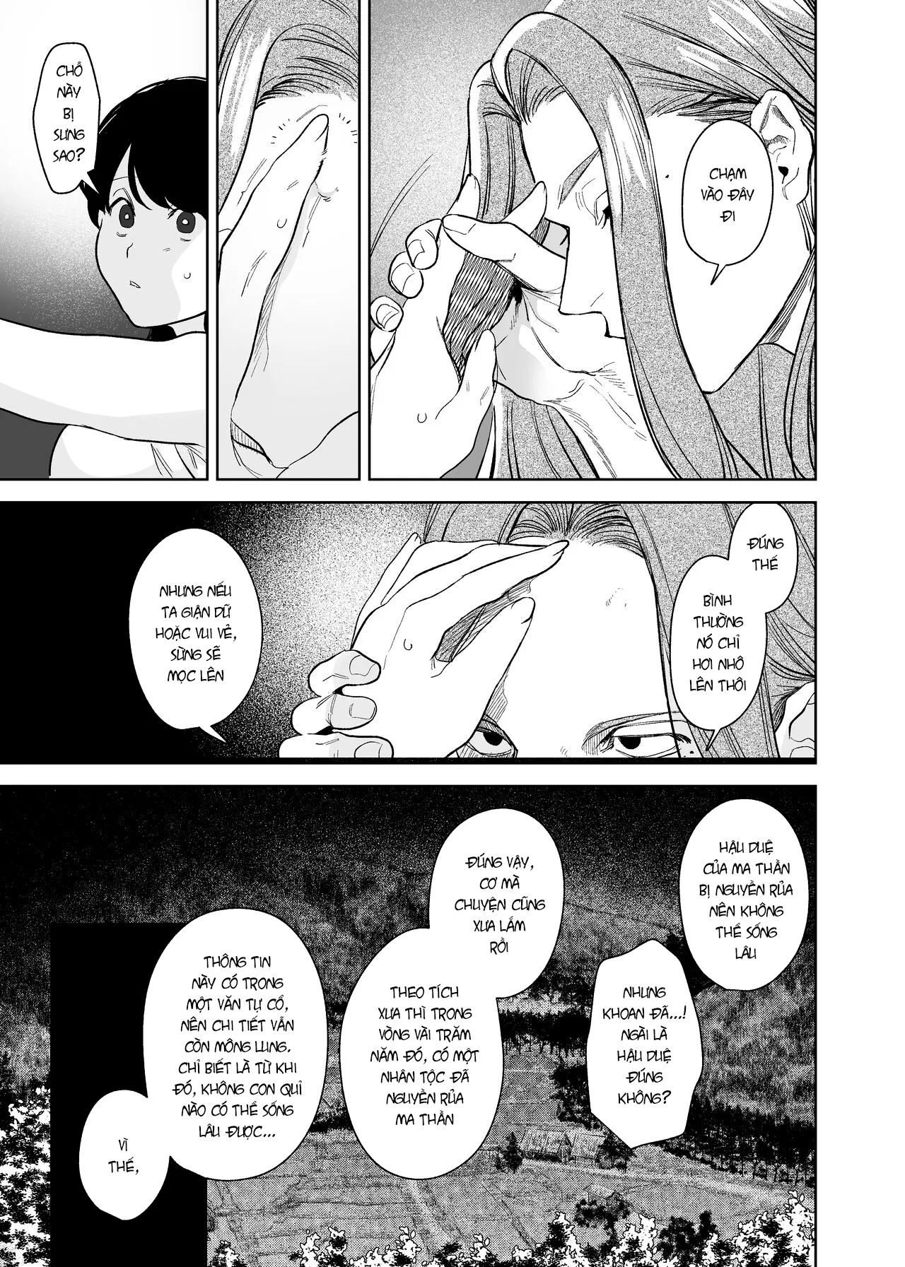 HentaiVN.net - Ảnh 20 - Hậu duệ ma thần và trinh nữ hiến thân [Onigami Mura ~ Kami no Matsuei x Nie no Shoujo ~, 鬼神村～神の末裔×贄の少女～] - Chap 2