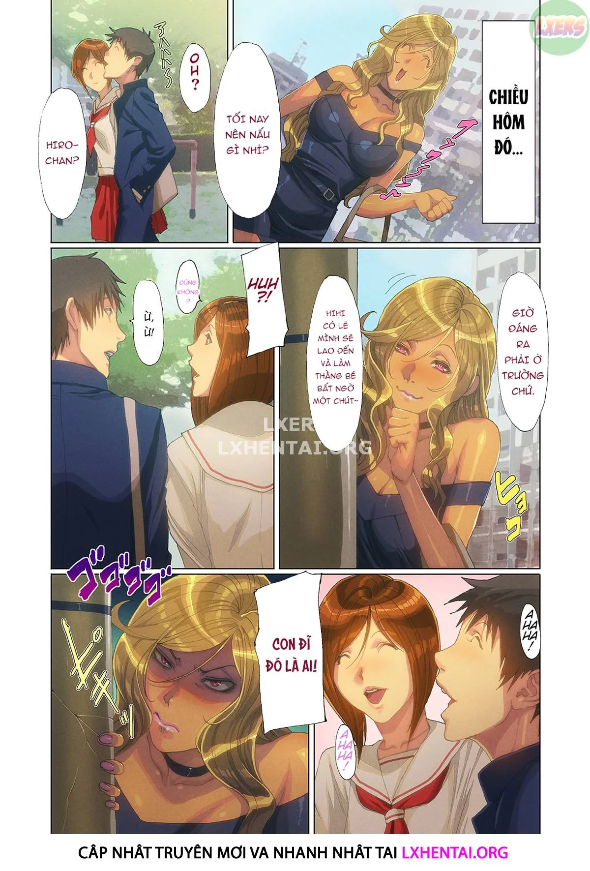 HentaiVN.net - Ảnh 11 - A Gyaru Mom Showed Up At My House!! [Wagaya Ni Gal Mama Ga Yattekita!!] - Chap 2 - [END]
