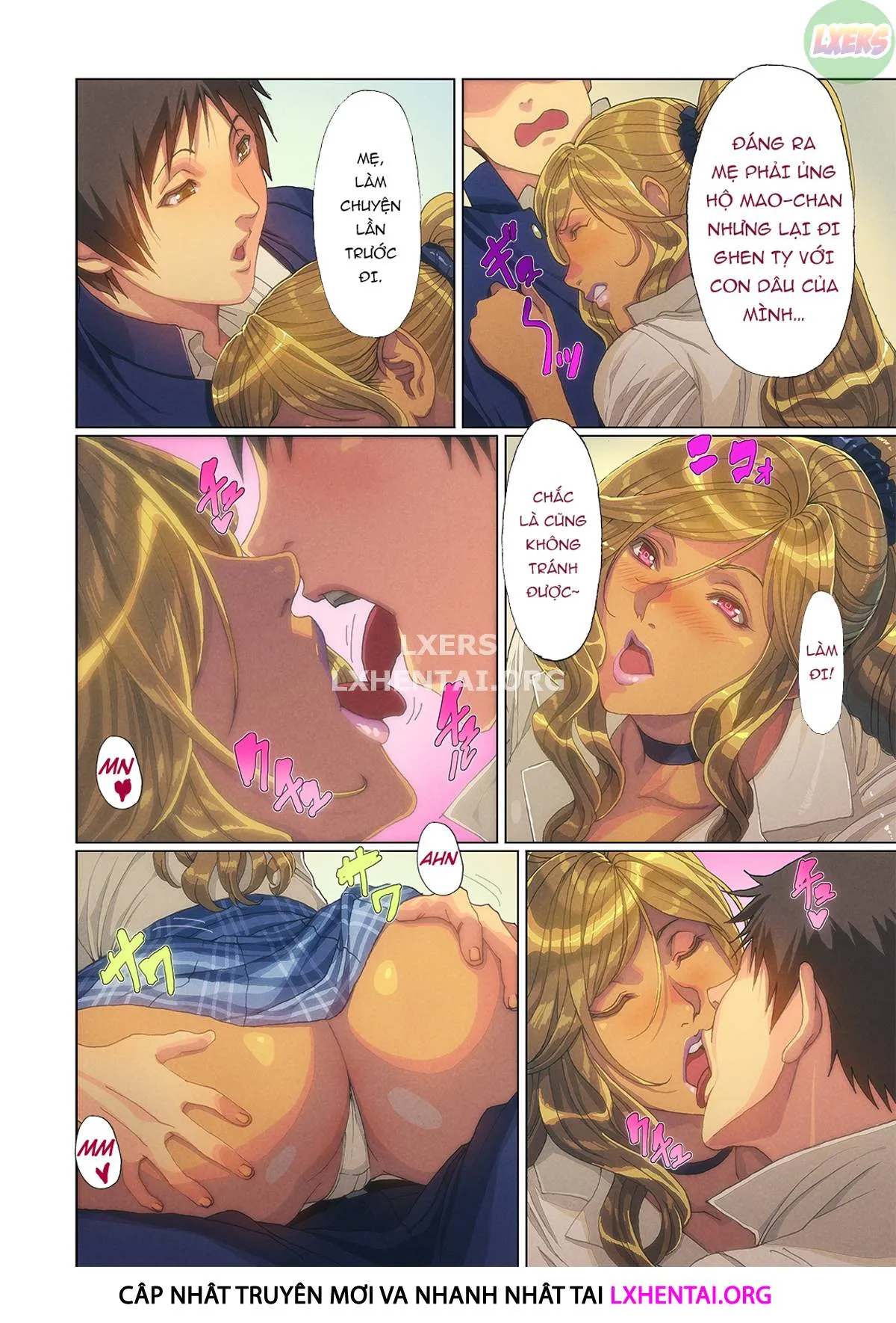 HentaiVN.net - Ảnh 16 - A Gyaru Mom Showed Up At My House!! [Wagaya Ni Gal Mama Ga Yattekita!!] - Chap 2 - [END]