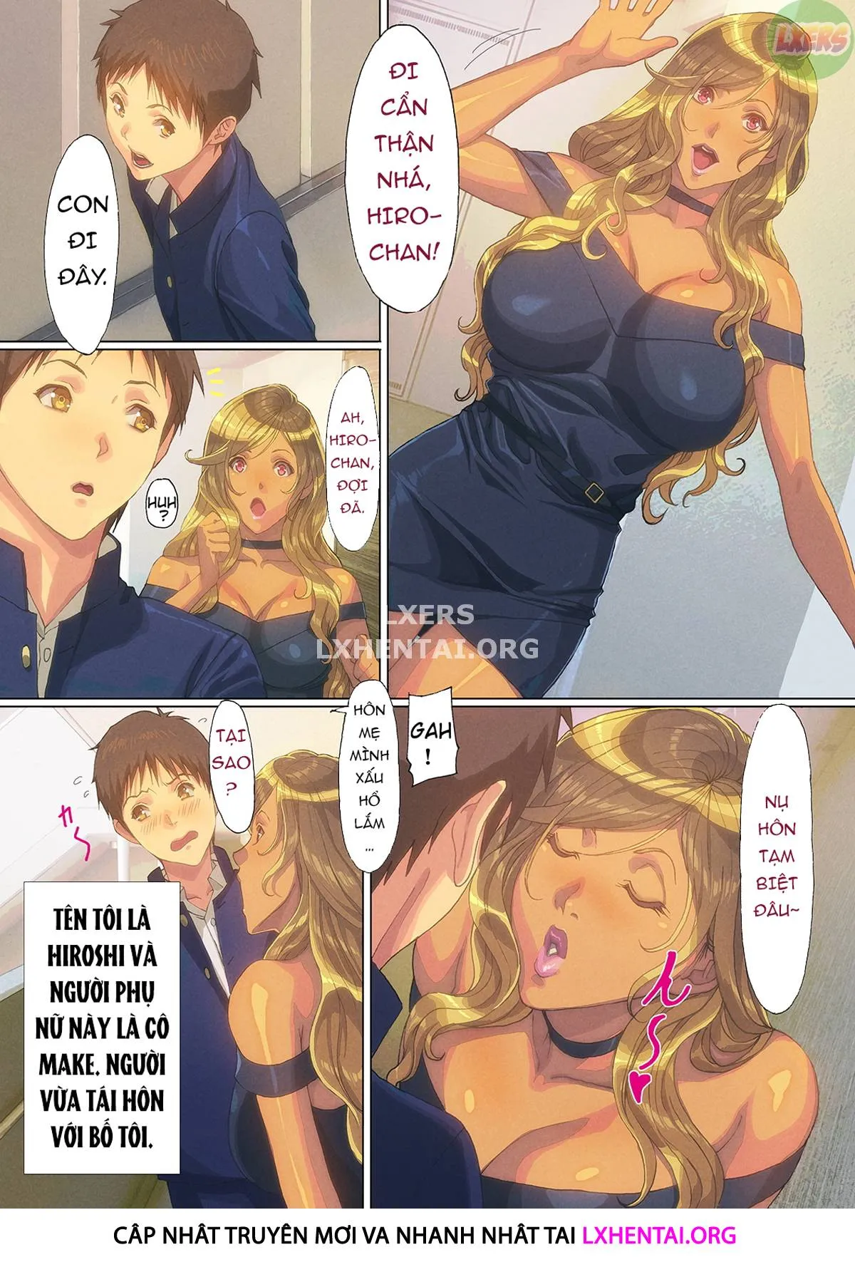 HentaiVN.net - Ảnh 9 - A Gyaru Mom Showed Up At My House!! [Wagaya Ni Gal Mama Ga Yattekita!!] - Chap 2 - [END]
