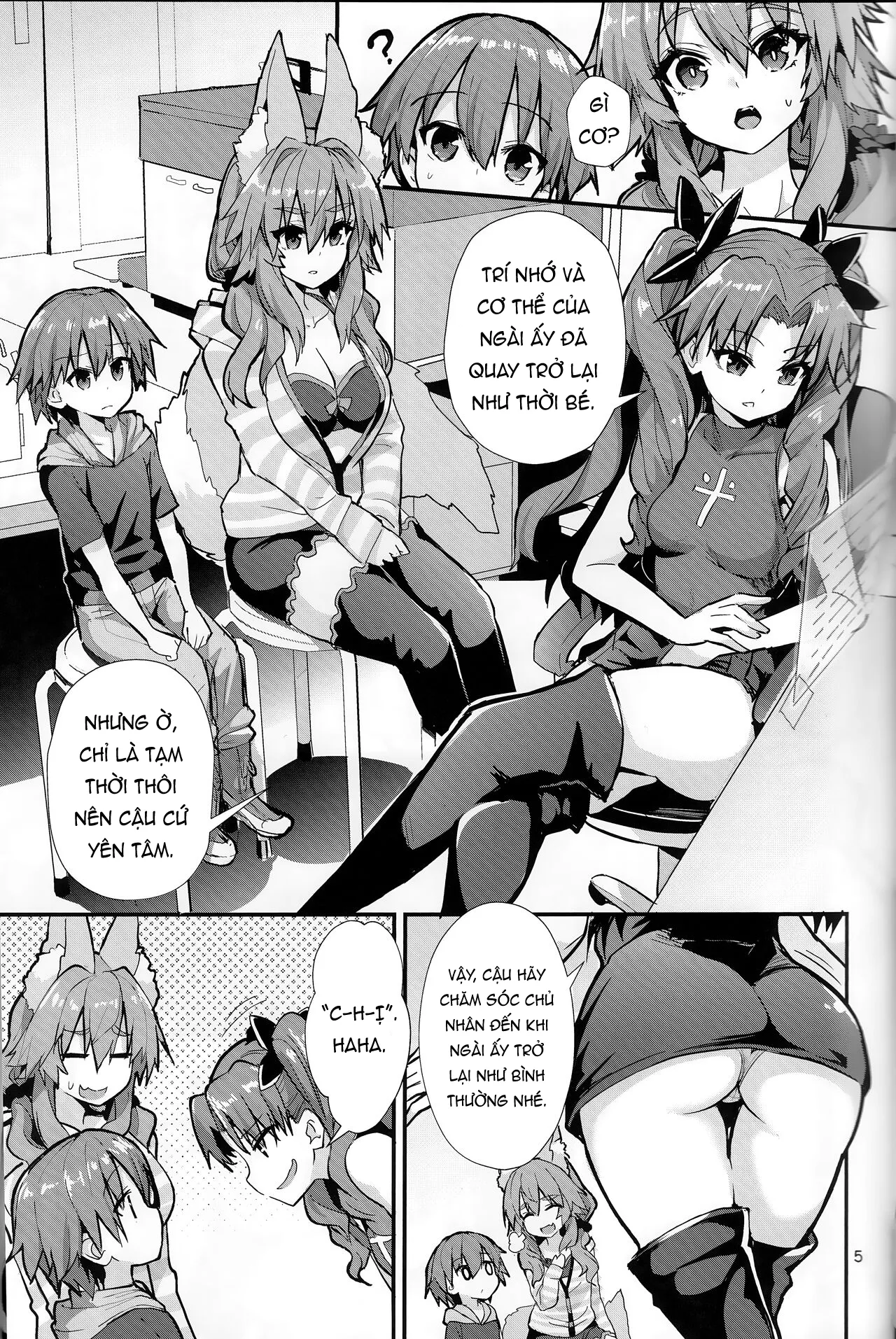 HentaiVN.net - Ảnh 5 - Tamamo - Cô Chị Tuyệt Vời! [Good Oneshota Wife Tamamo-chan, やみつき本舗 (ワイズスピーク)] - 1shot