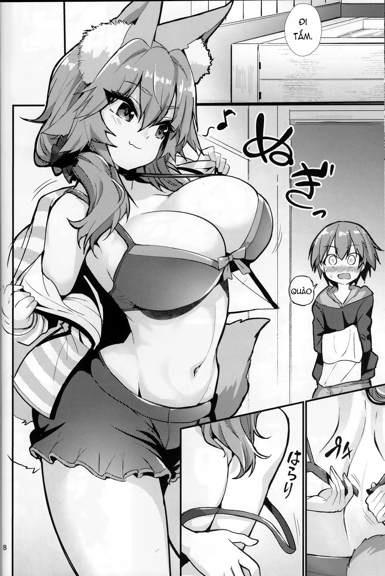 HentaiVN.net - Ảnh 8 - Tamamo - Cô Chị Tuyệt Vời! [Good Oneshota Wife Tamamo-chan, やみつき本舗 (ワイズスピーク)] - 1shot