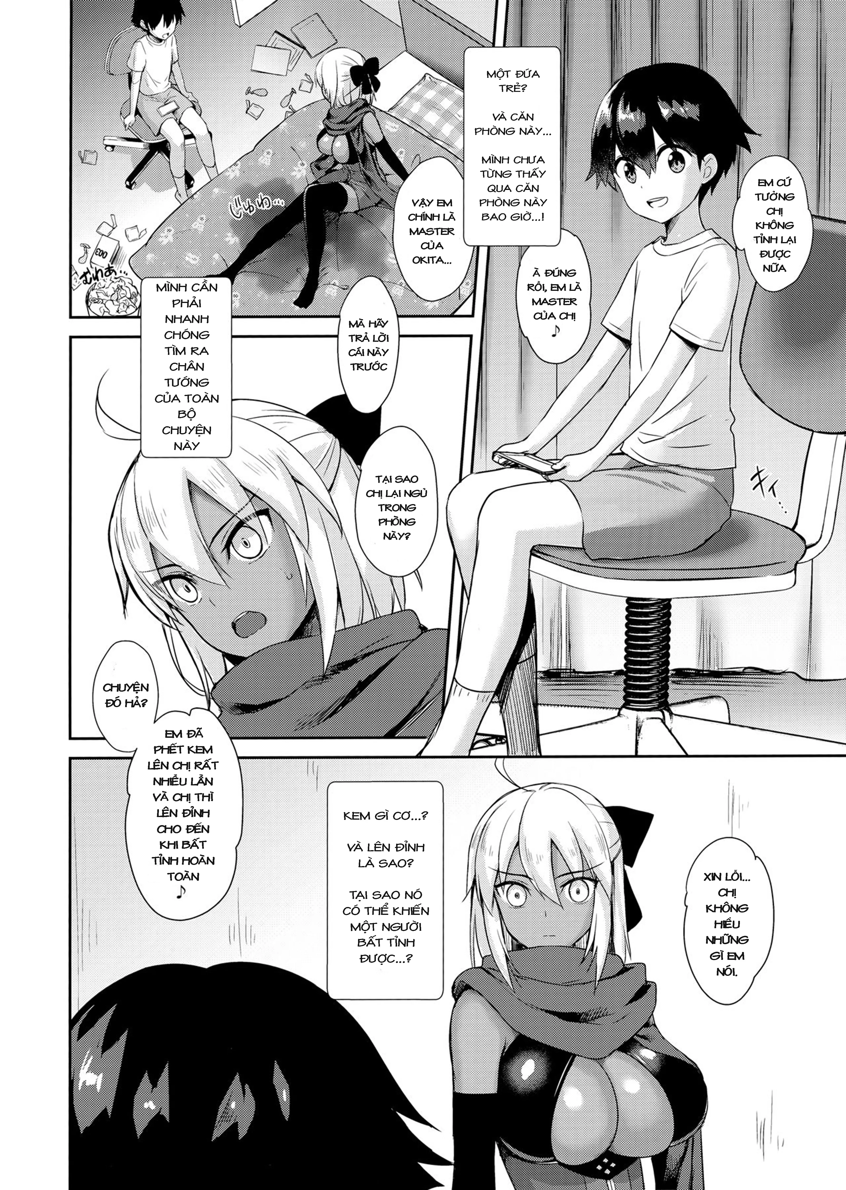 HentaiVN.net - Ảnh 7 - Okita Alter no Tanezuke Shuukai (Fate/Grand Order) [沖田オルタの種付周回] - Oneshot