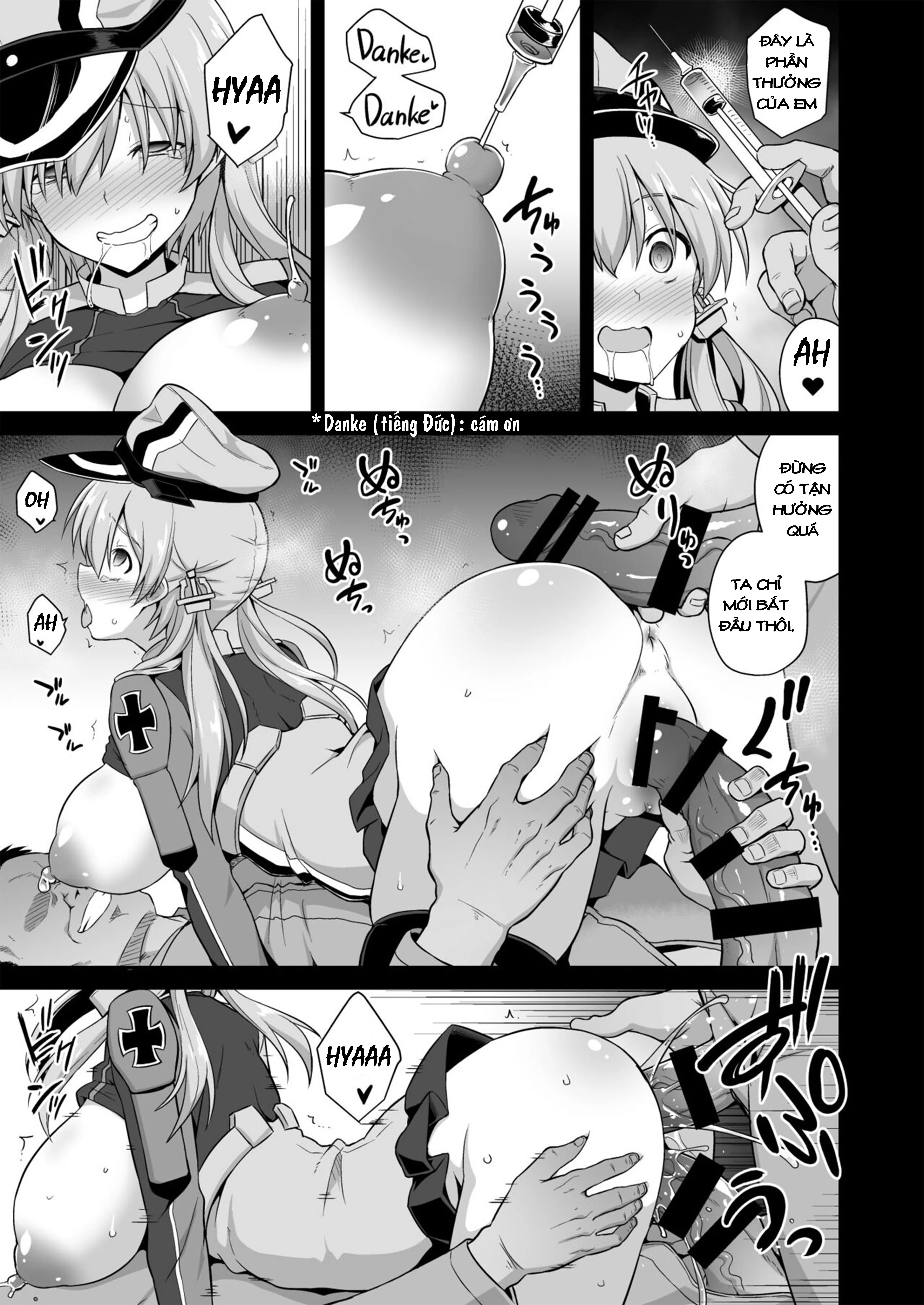 HentaiVN.net - Ảnh 21 - Kanmusu Chakunin Zenya Prinz Eugen Yaku Ochi Nyuugi Kousai (Kantai Collection) [艦娘着妊前夜Prinz Eugen薬堕乳戯交際] - Oneshot
