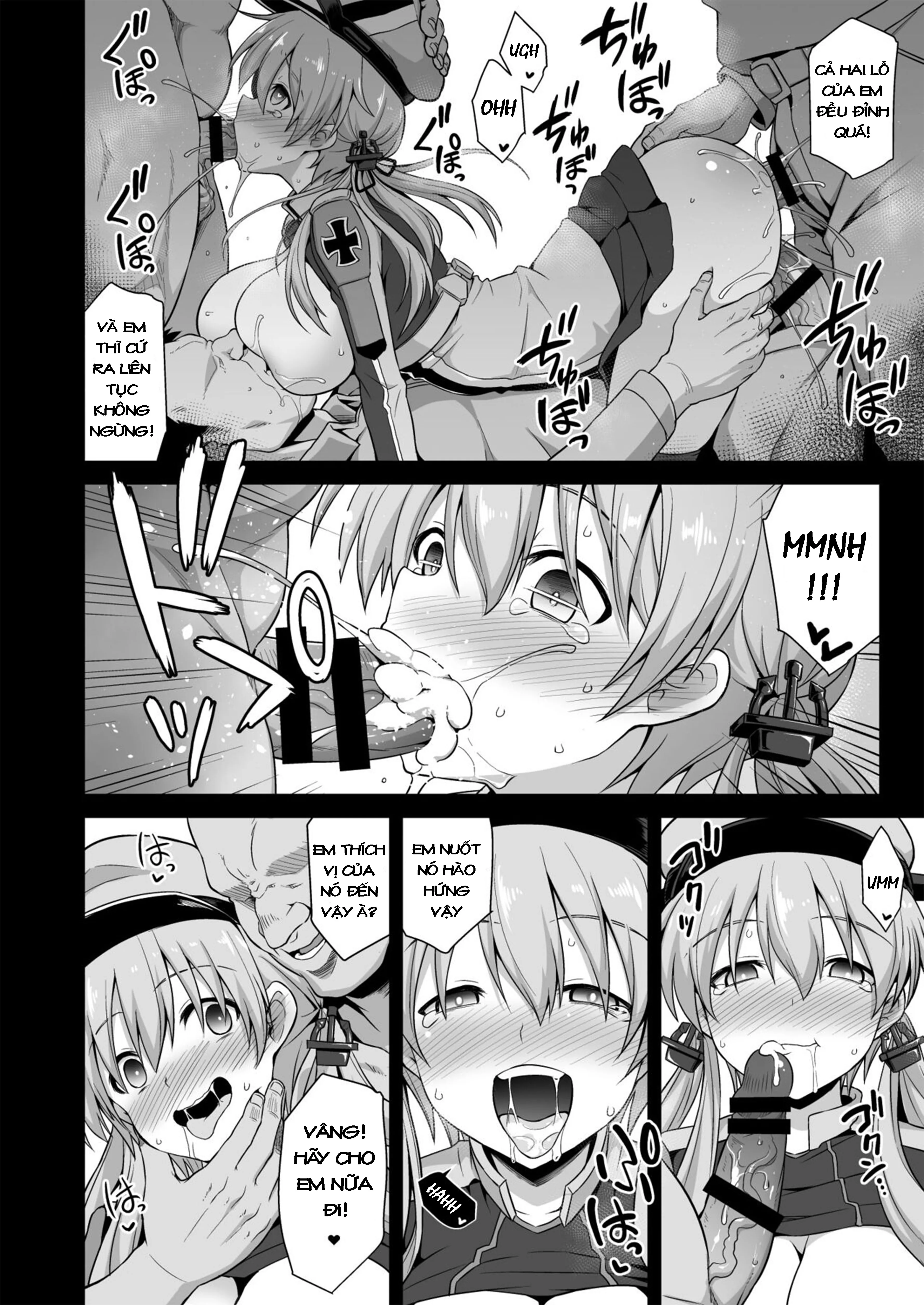 HentaiVN.net - Ảnh 22 - Kanmusu Chakunin Zenya Prinz Eugen Yaku Ochi Nyuugi Kousai (Kantai Collection) [艦娘着妊前夜Prinz Eugen薬堕乳戯交際] - Oneshot