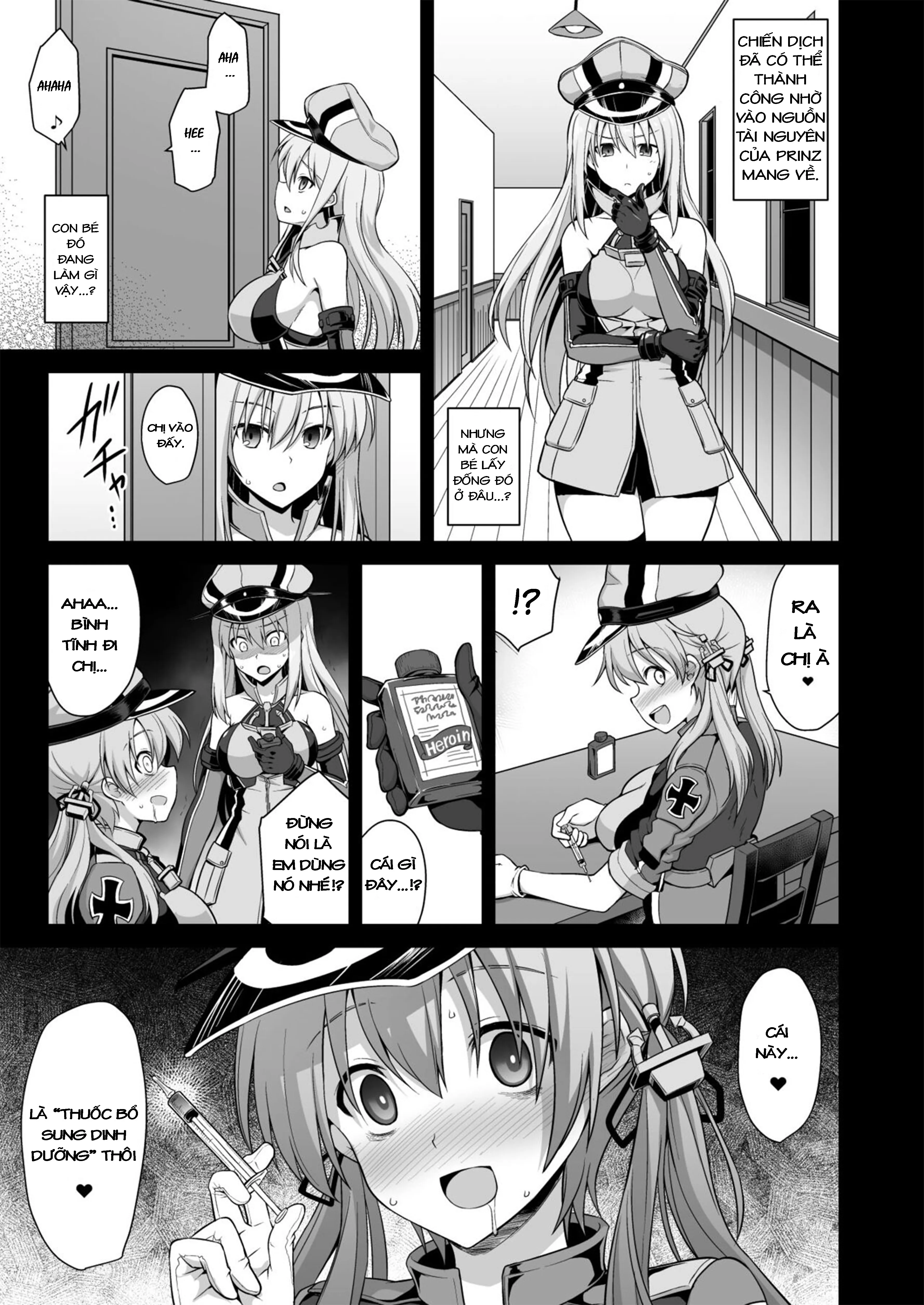 HentaiVN.net - Ảnh 25 - Kanmusu Chakunin Zenya Prinz Eugen Yaku Ochi Nyuugi Kousai (Kantai Collection) [艦娘着妊前夜Prinz Eugen薬堕乳戯交際] - Oneshot