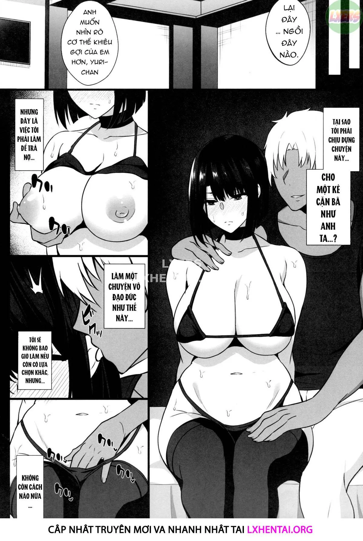 HentaiVN.net - Ảnh 11 - This Wife Cheats On Her Husband In Order To Repay Her Debts [Shakkin Hensai no Tame ni Hitozuma ga Netorareru Ohanashi] - Oneshot