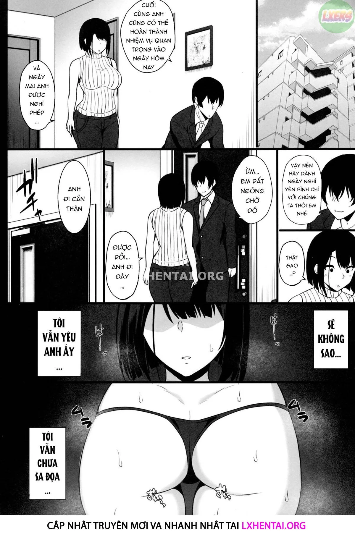 HentaiVN.net - Ảnh 29 - This Wife Cheats On Her Husband In Order To Repay Her Debts [Shakkin Hensai no Tame ni Hitozuma ga Netorareru Ohanashi] - Oneshot