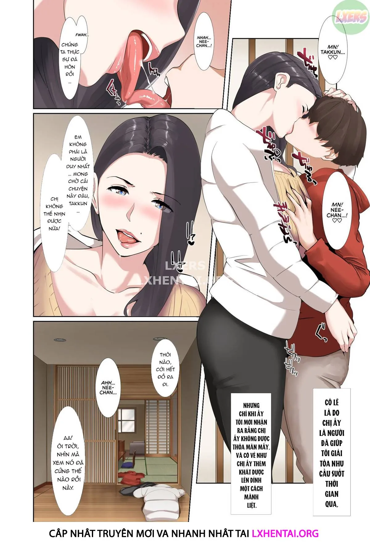 HentaiVN.net - Ảnh 16 - Goukaku Iwai No Fudeoroshi Koubi De Kintama Karappo Ni Shite Kureru Bakunyuu Gishi [My Big-Breasted Stepsister Let Me Have My First Time With Her Until My Balls Were Empty As A Reward For Passing My Entrance Exams] - Oneshot