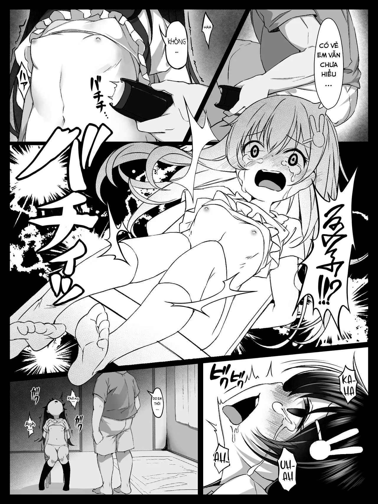 HentaiVN.net - Ảnh 13 - Tiếng khóc tuyệt vọng của bé loli [Bishoujo no Namida wa Karehatete ; When A Pretty Girl's Tears Dry Up] - Oneshot