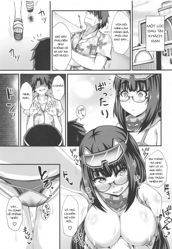 HentaiVN.net - Ảnh 21 - Dùng lệnh chú để bắt Osakabehime làm bất kỳ điều gì tôi muốn [Mizugi Osakabehime o Reiju de Sukihoudai; Do whatever you want with Osakabehime under the effect of the command spell; 水着刑部姫を令呪で好き放題] - Oneshot