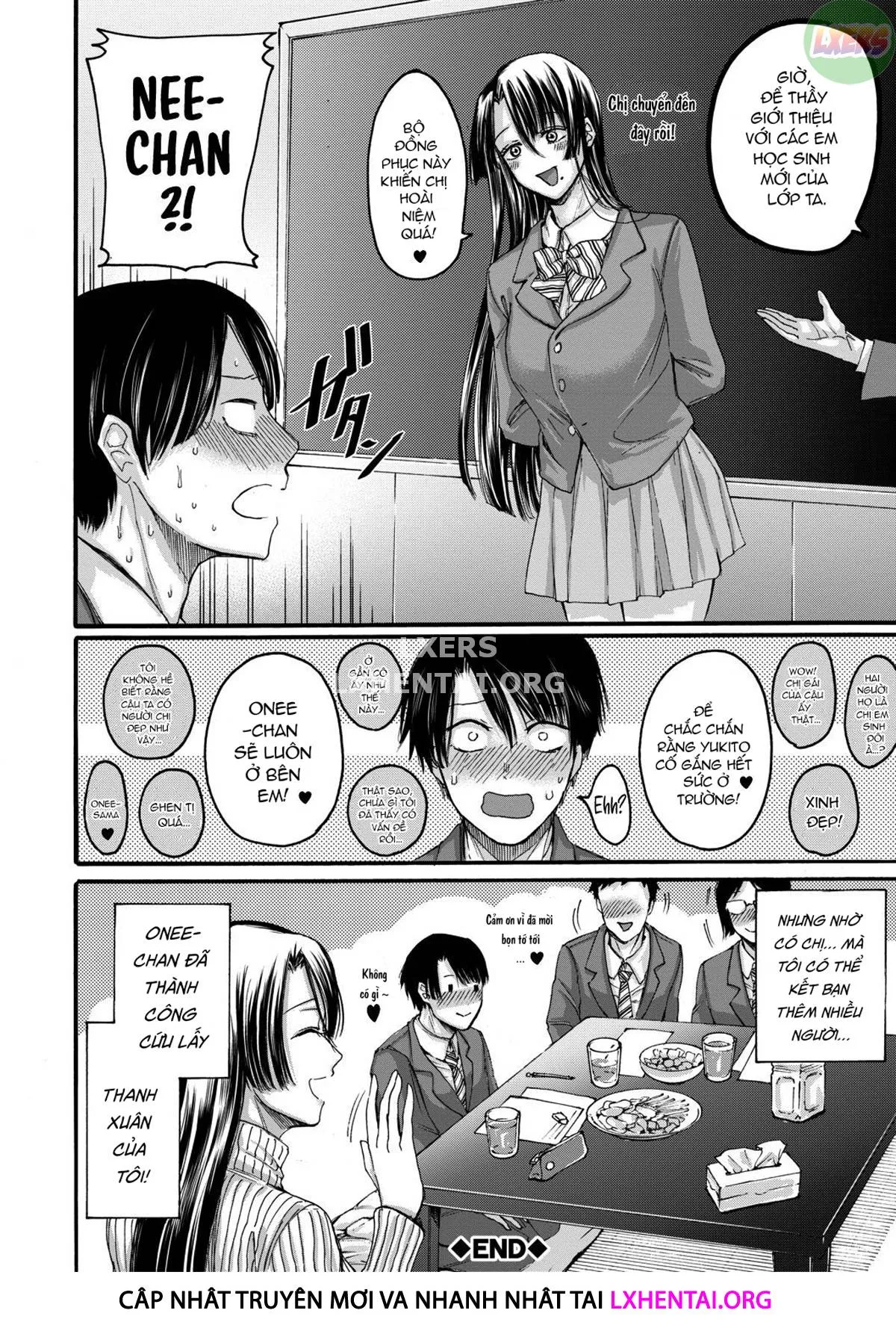 HentaiVN.net - Ảnh 34 - The Intimate Sister Hole And Brother Rod ~Good Boy If You Cum♥~ [Mijika Na Ana To Sao ~Shasei Shitara Iiko Iiko~] - Chap 2