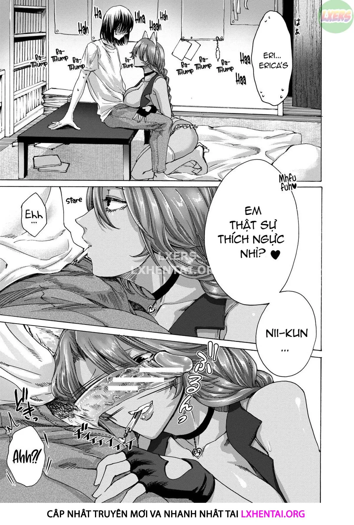 HentaiVN.net - Ảnh 13 - The Intimate Sister Hole And Brother Rod ~Good Boy If You Cum♥~ [Mijika Na Ana To Sao ~Shasei Shitara Iiko Iiko~] - Chap 3