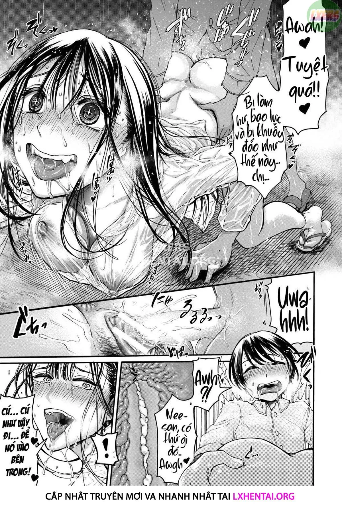 HentaiVN.net - Ảnh 29 - The Intimate Sister Hole And Brother Rod ~Good Boy If You Cum♥~ [Mijika Na Ana To Sao ~Shasei Shitara Iiko Iiko~] - Chap 4