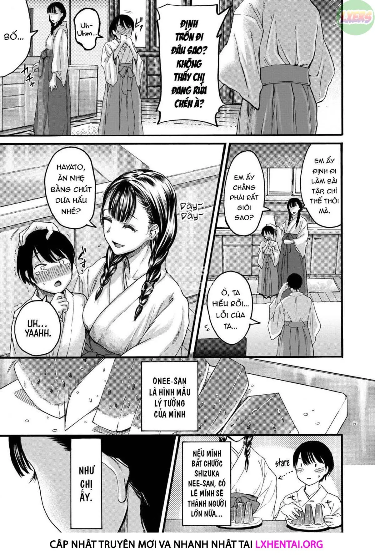 HentaiVN.net - Ảnh 7 - The Intimate Sister Hole And Brother Rod ~Good Boy If You Cum♥~ [Mijika Na Ana To Sao ~Shasei Shitara Iiko Iiko~] - Chap 4