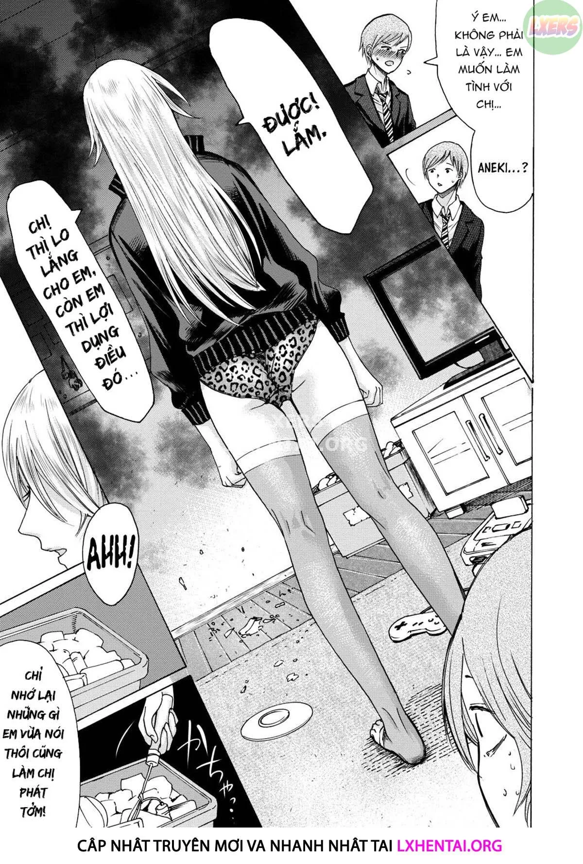 HentaiVN.net - Ảnh 9 - The Intimate Sister Hole And Brother Rod ~Good Boy If You Cum♥~ [Mijika Na Ana To Sao ~Shasei Shitara Iiko Iiko~] - Chap 6