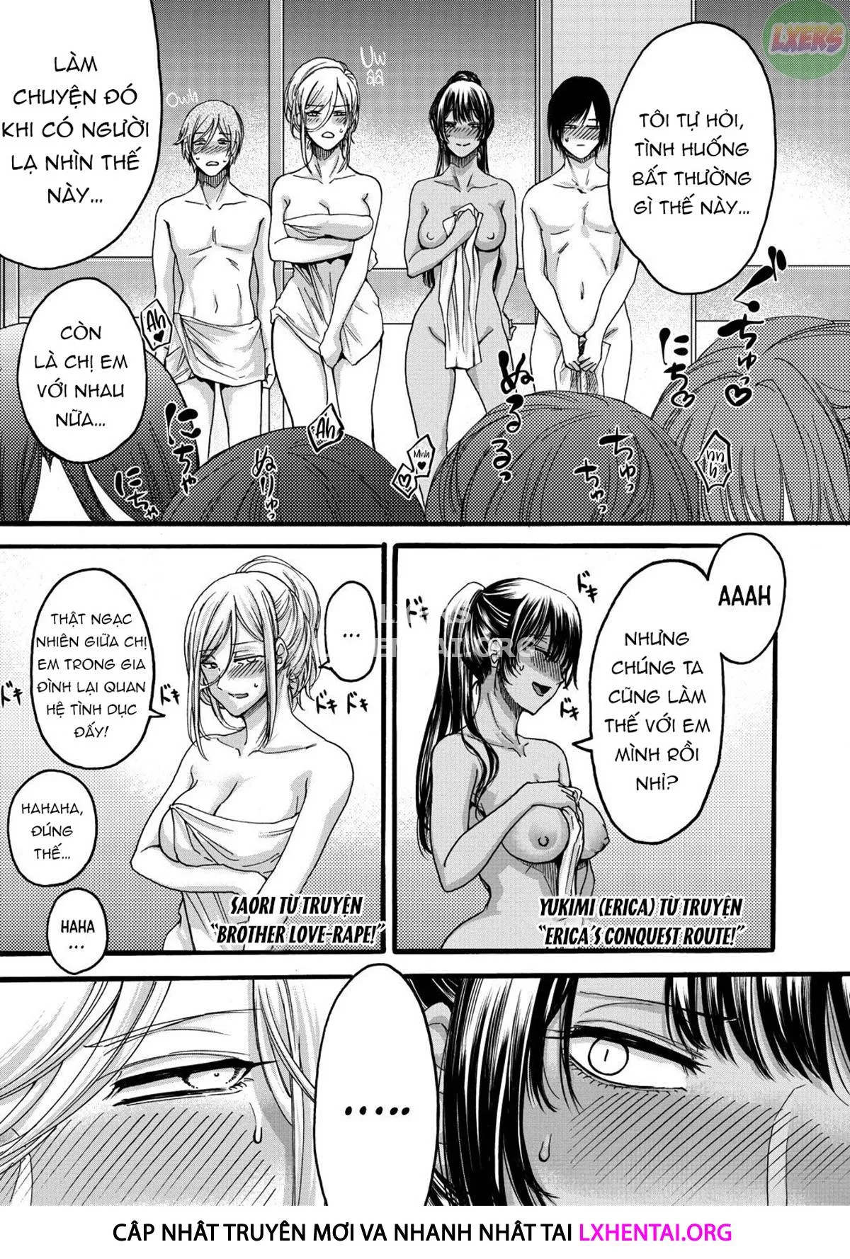 HentaiVN.net - Ảnh 11 - The Intimate Sister Hole And Brother Rod ~Good Boy If You Cum♥~ [Mijika Na Ana To Sao ~Shasei Shitara Iiko Iiko~] - Chap 7 - END