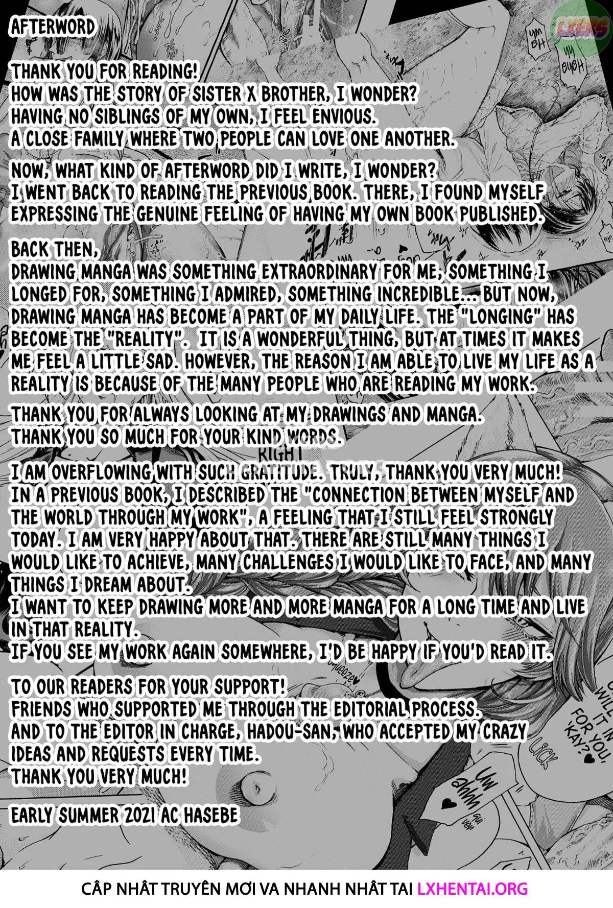 HentaiVN.net - Ảnh 38 - The Intimate Sister Hole And Brother Rod ~Good Boy If You Cum♥~ [Mijika Na Ana To Sao ~Shasei Shitara Iiko Iiko~] - Chap 7 - END