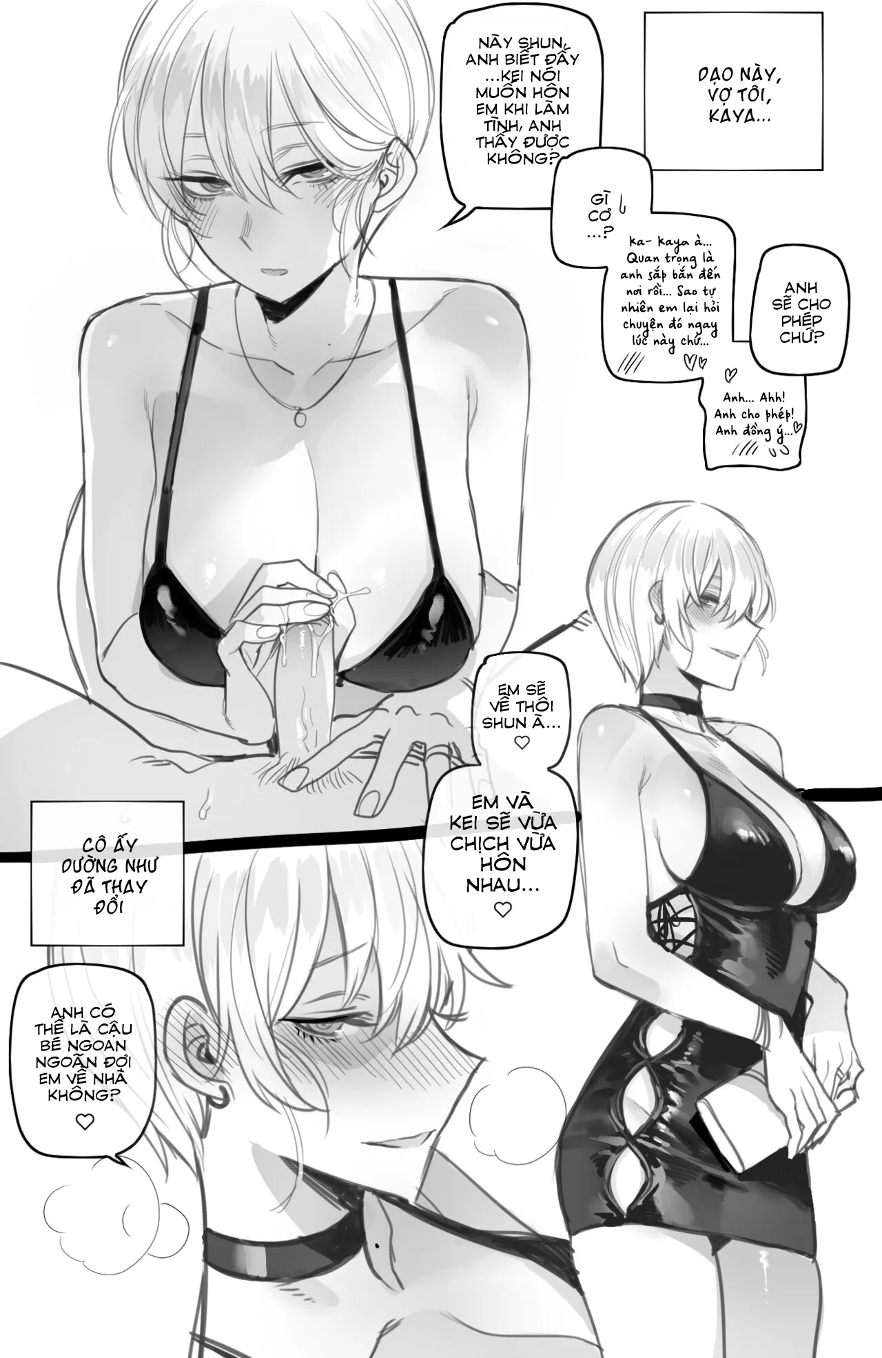 HentaiVN.net - Ảnh 18 - Môi giới vợ yêu. [09/2022 reward] - Oneshot.