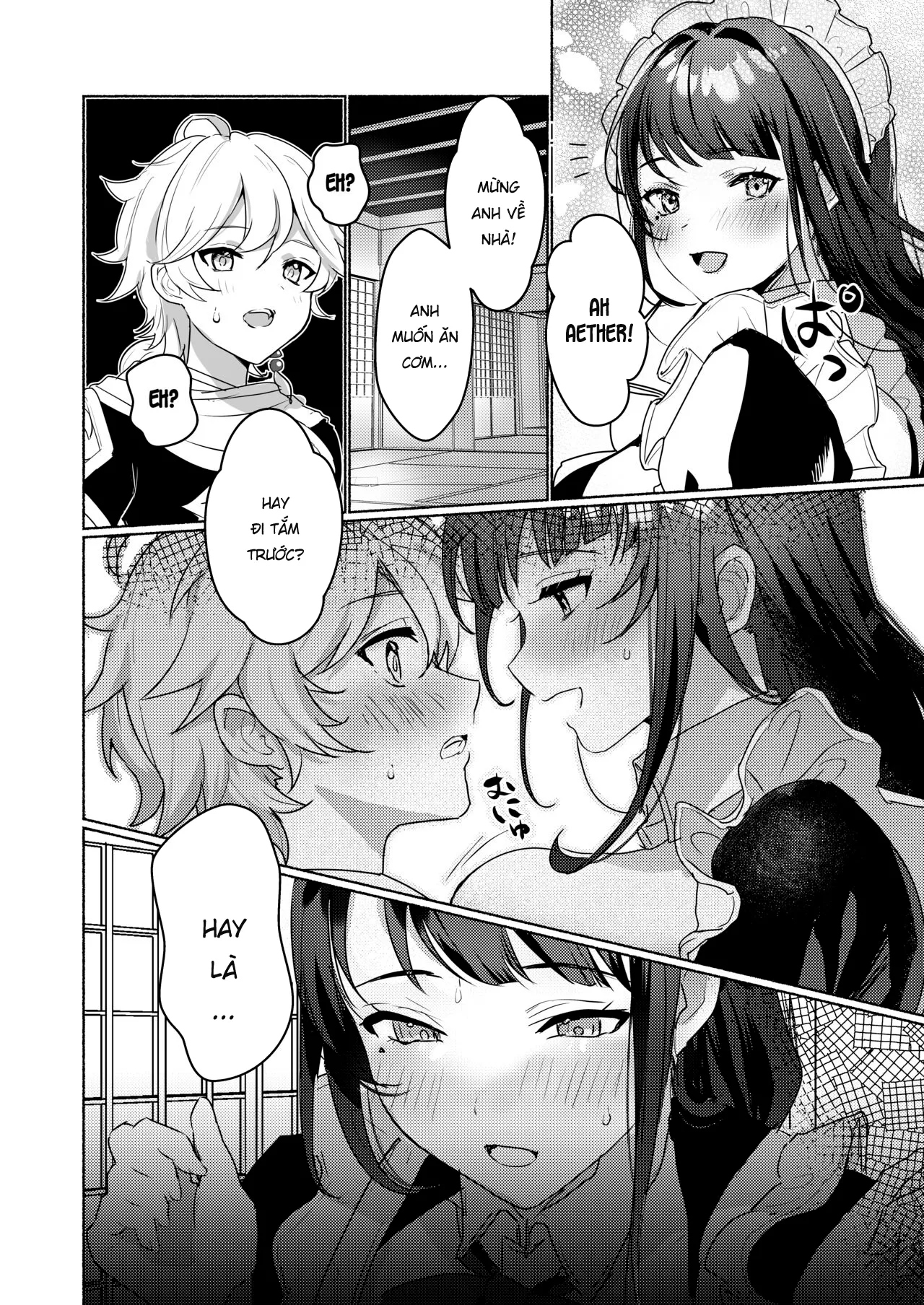 HentaiVN.net - Ảnh 5 - Quán trà hầu gái Inazuma [Inazuma Clumsy Maid Chaya ~Cosplay Sex With The Unusually Horny Maids~] - Oneshot nuột
