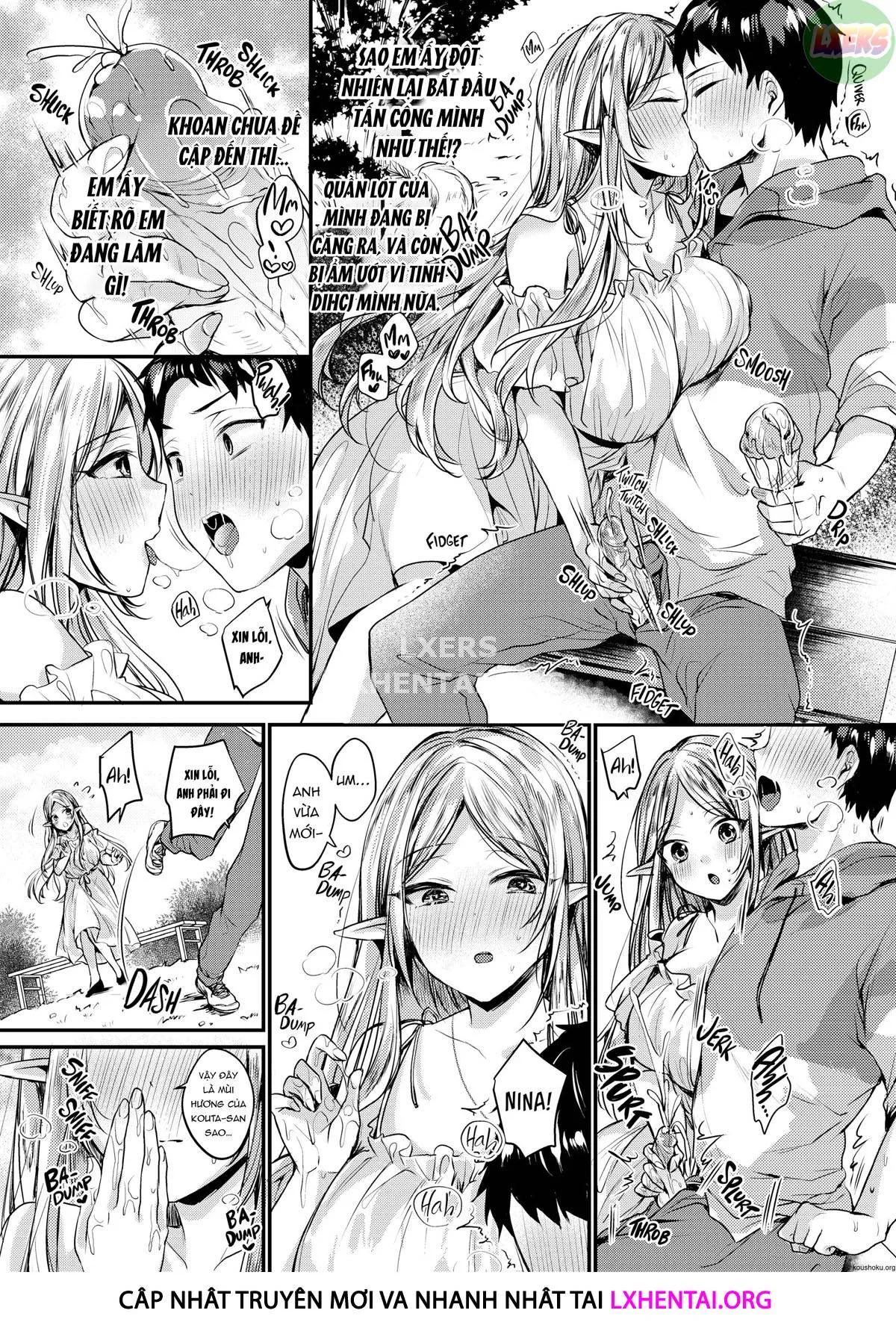 HentaiVN.net - Ảnh 13 - Ngất ngây ngọt ngào nóng bỏng - Chap 1 - An Exciting Date with My Elven Girlfriend