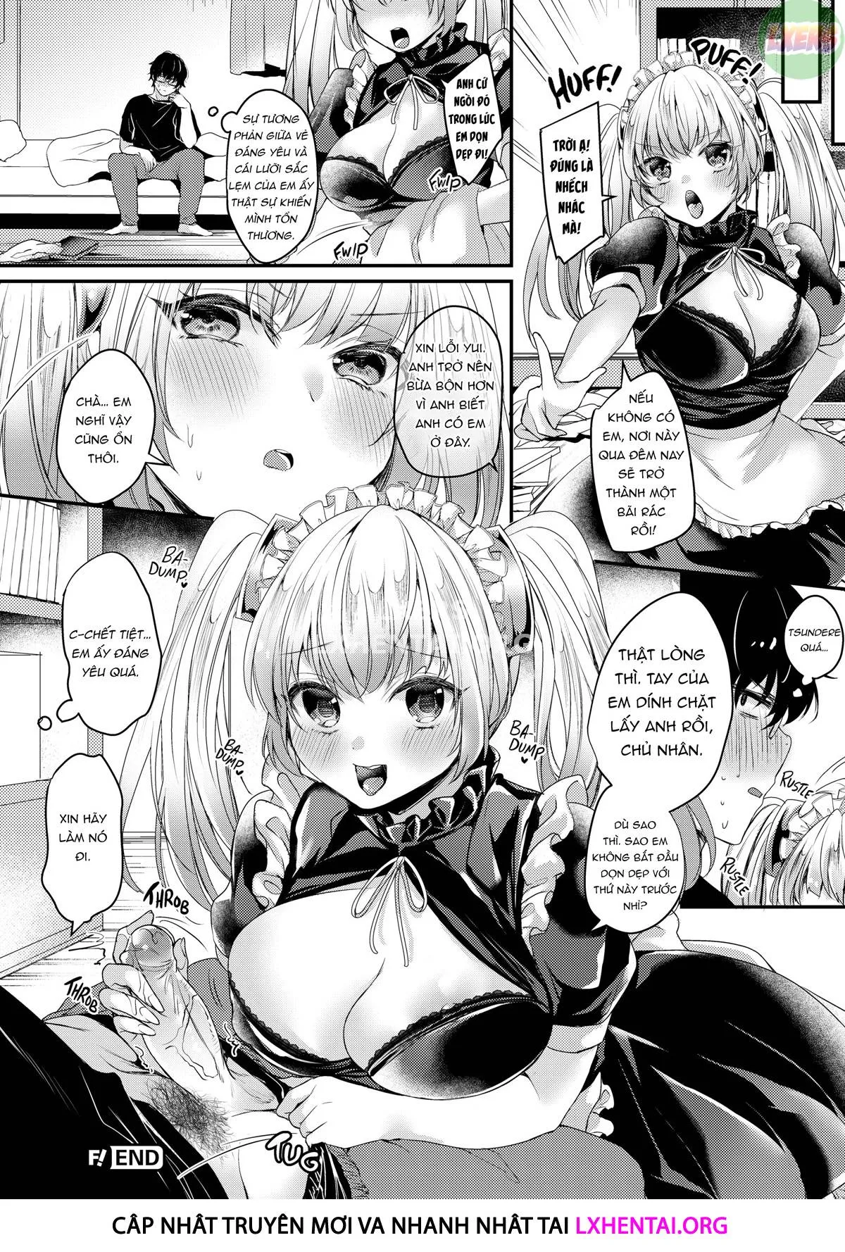 HentaiVN.net - Ảnh 24 - Ngất ngây ngọt ngào nóng bỏng - Chap 2 - The Tsundere Little Sister Maid Android Wants Attention