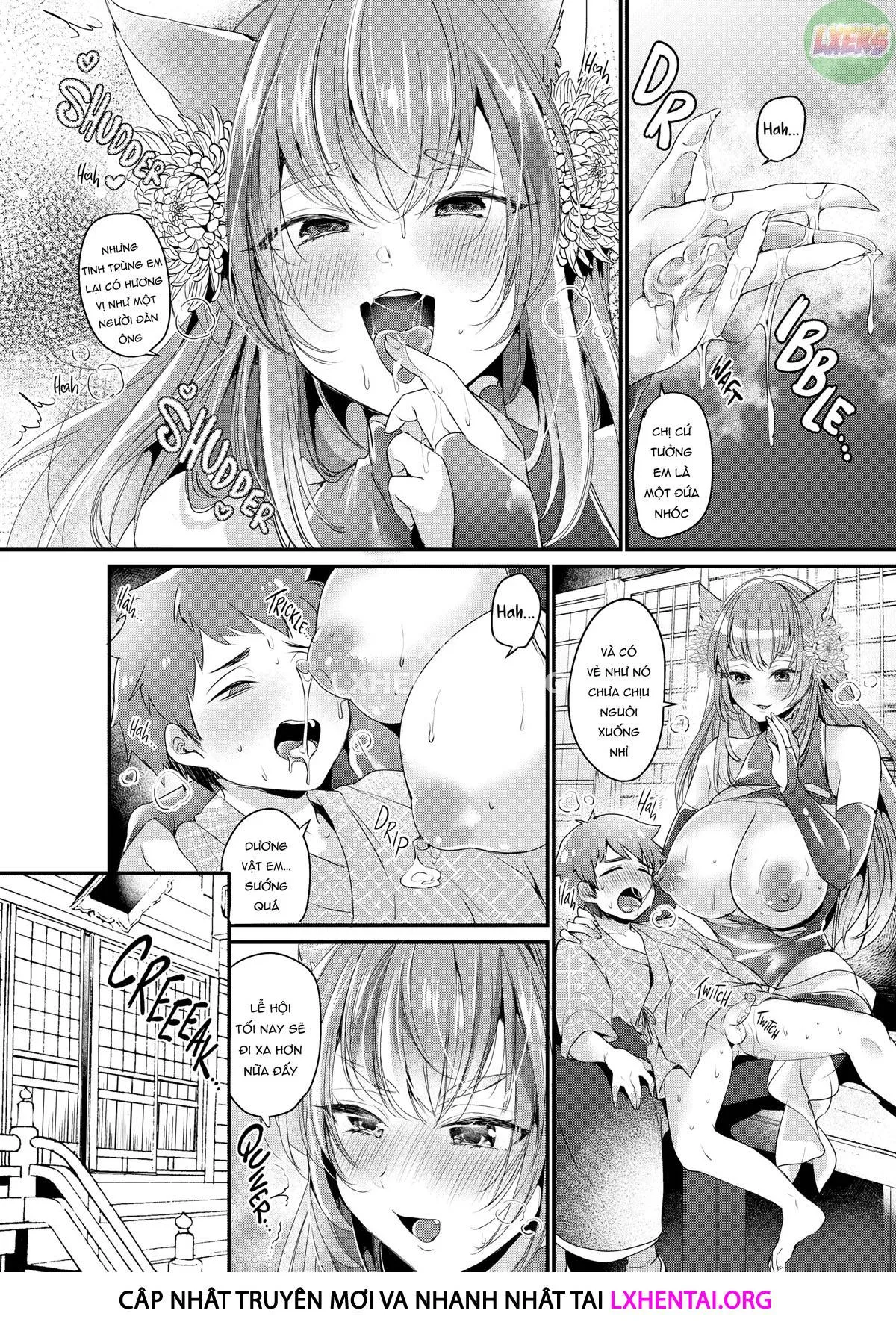 HentaiVN.net - Ảnh 13 - Ngất ngây ngọt ngào nóng bỏng - Chap 4 - Unforgettable Fall Festival