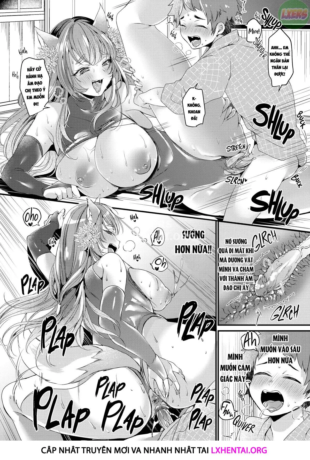 HentaiVN.net - Ảnh 20 - Ngất ngây ngọt ngào nóng bỏng - Chap 4 - Unforgettable Fall Festival
