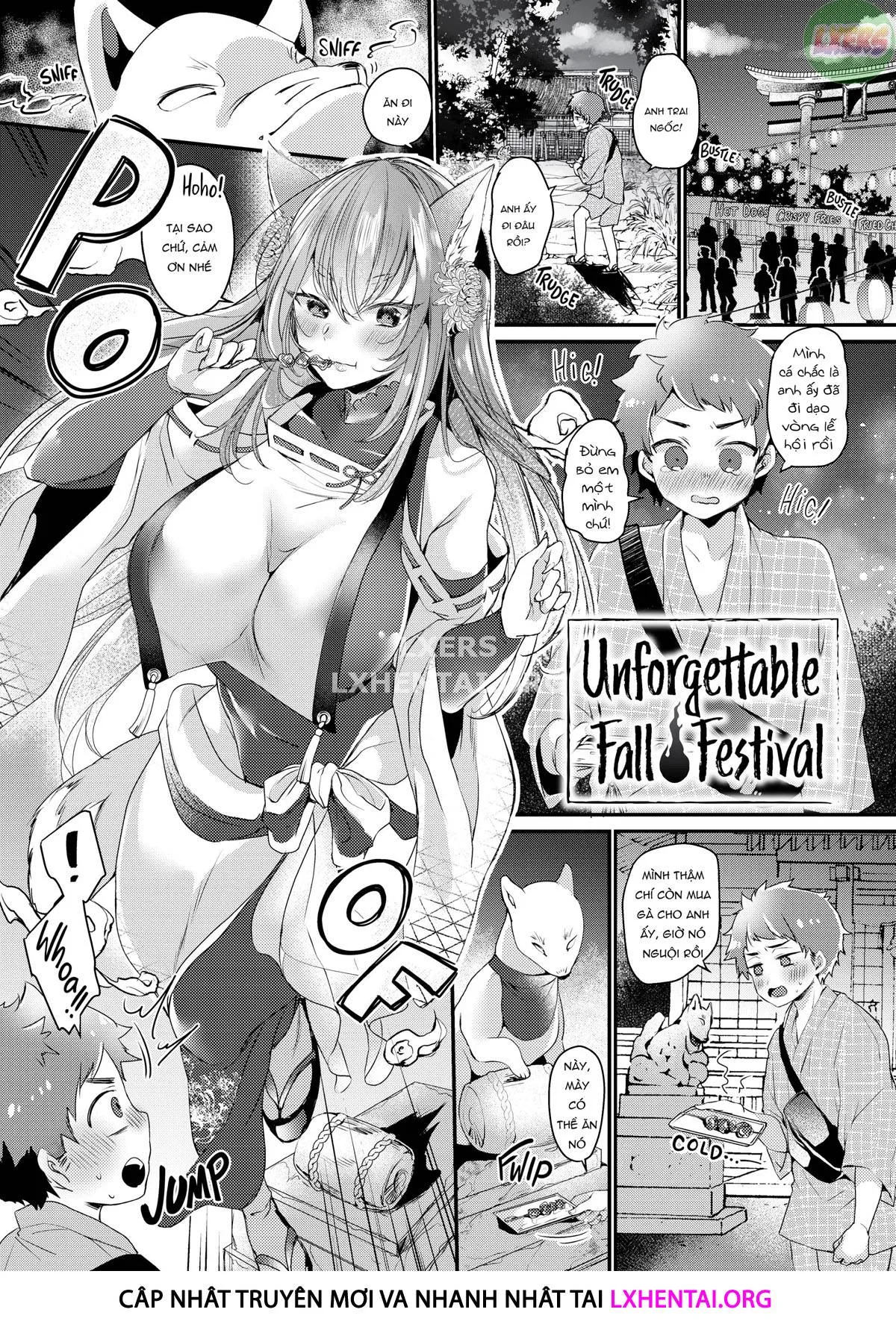 HentaiVN.net - Ảnh 5 - Ngất ngây ngọt ngào nóng bỏng - Chap 4 - Unforgettable Fall Festival