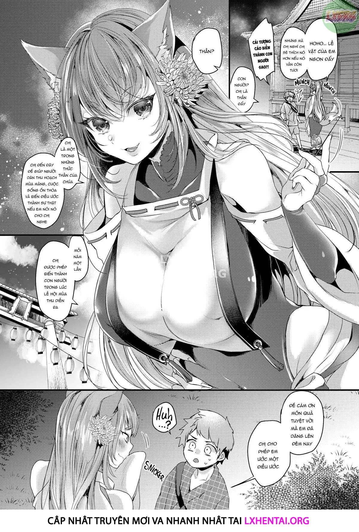 HentaiVN.net - Ảnh 6 - Ngất ngây ngọt ngào nóng bỏng - Chap 4 - Unforgettable Fall Festival
