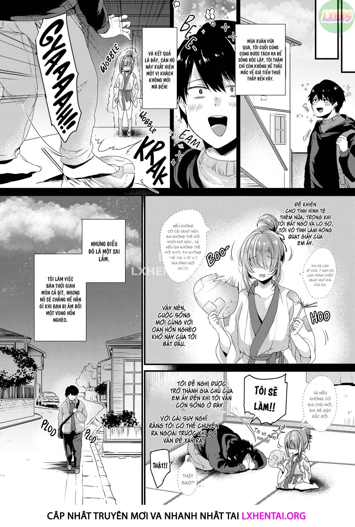 HentaiVN.net - Ảnh 7 - Ngất ngây ngọt ngào nóng bỏng - Chap 7 - A Haunting New Life