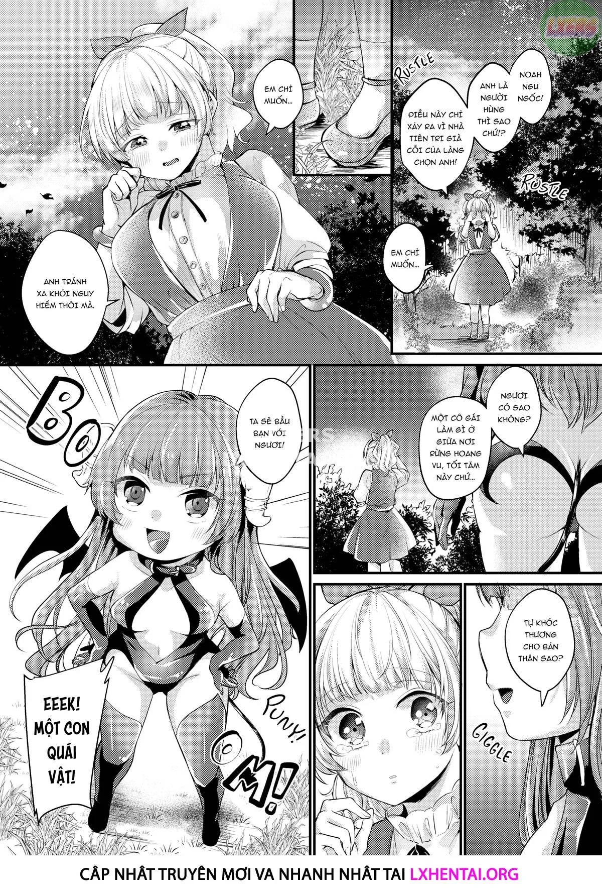 HentaiVN.net - Ảnh 6 - Ngất ngây ngọt ngào nóng bỏng - Chap 8 - Me, the Hero, and the Tiny Succubus