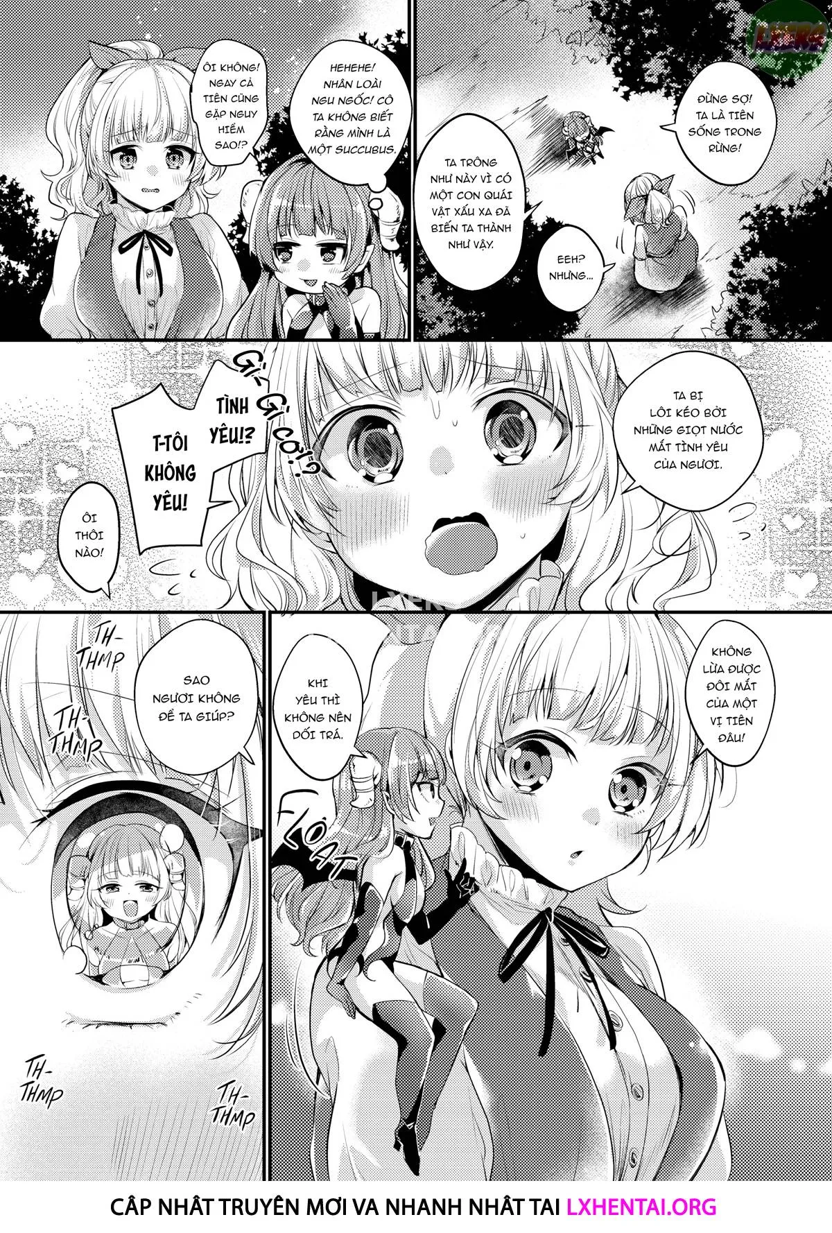HentaiVN.net - Ảnh 7 - Ngất ngây ngọt ngào nóng bỏng - Chap 8 - Me, the Hero, and the Tiny Succubus