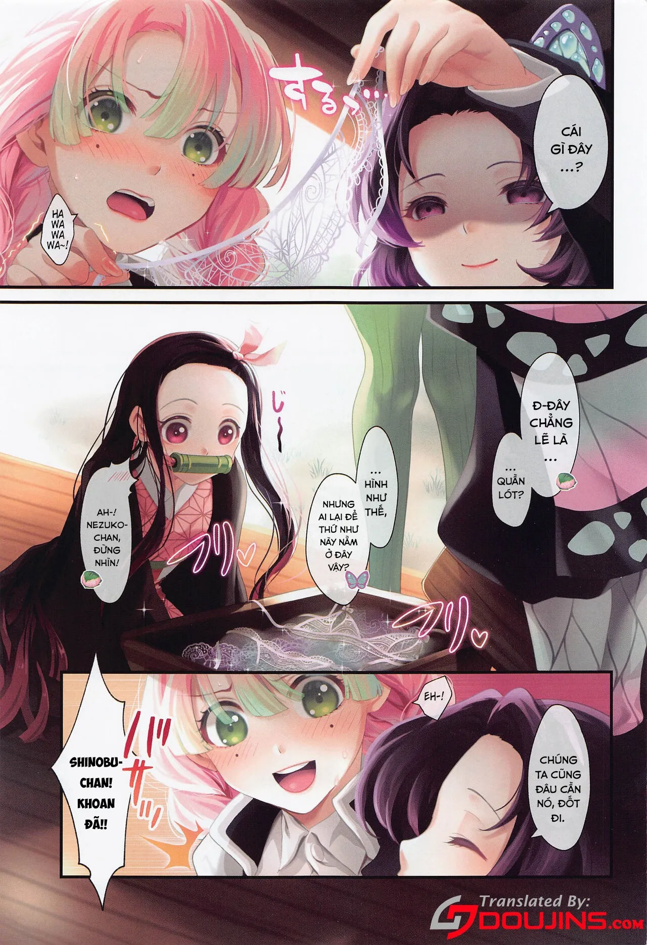 HentaiVN.net - Ảnh 5 - Sự quyến rũ của hoa. (Kimetsu no Yaiba) [Hana Sasou; The Flower's Seduction] - Oneshot