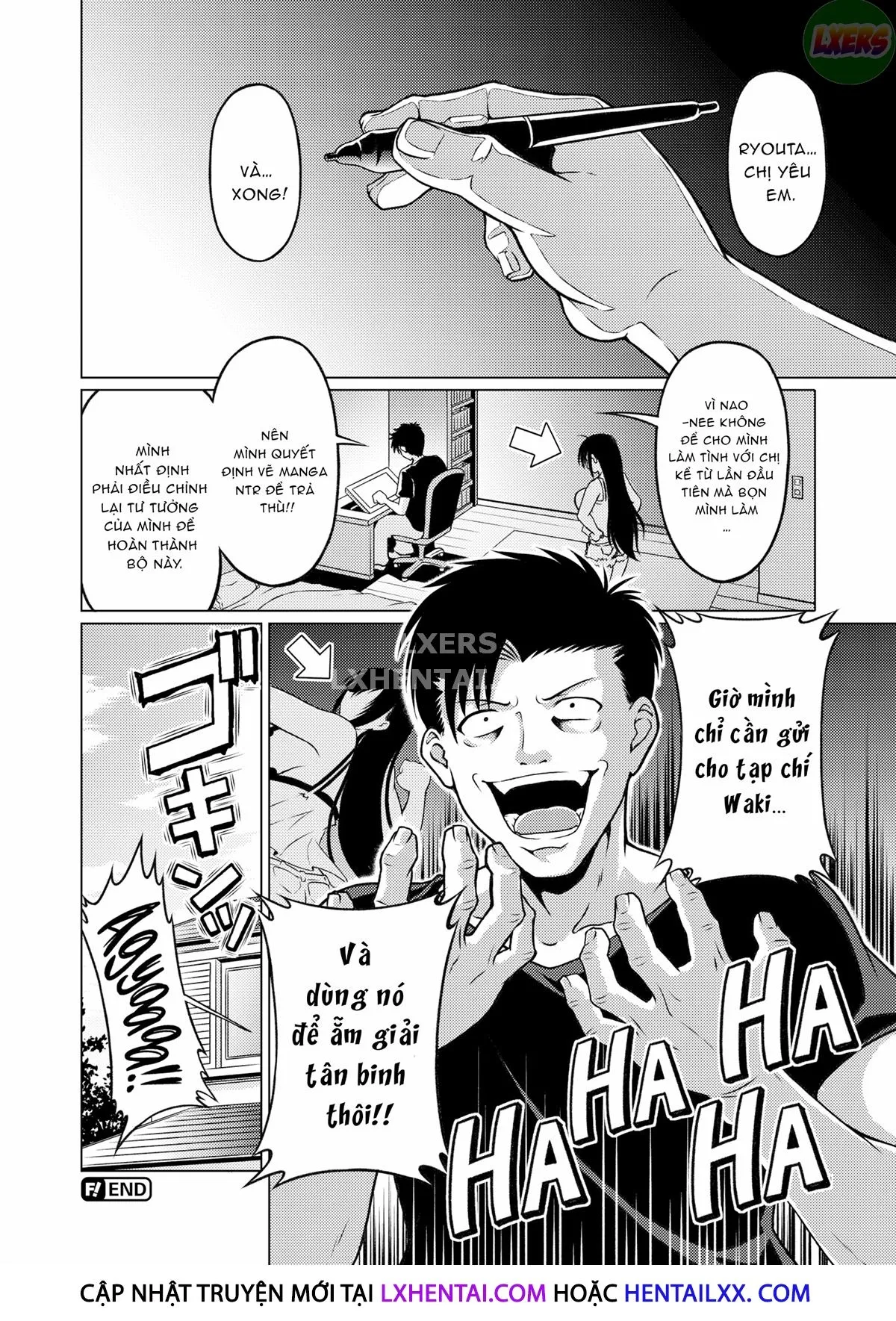 HentaiVN.net - Ảnh 24 - Chị gái đã ngoại tình ngay trước mắt tôi - Oneshot