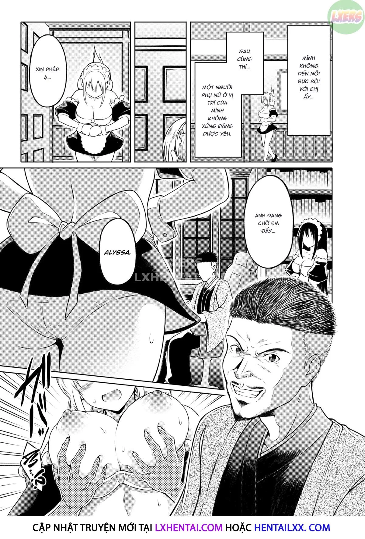 HentaiVN.net - Ảnh 8 - Cô Hầu Gái Yêu Đơn Phương - Oneshot