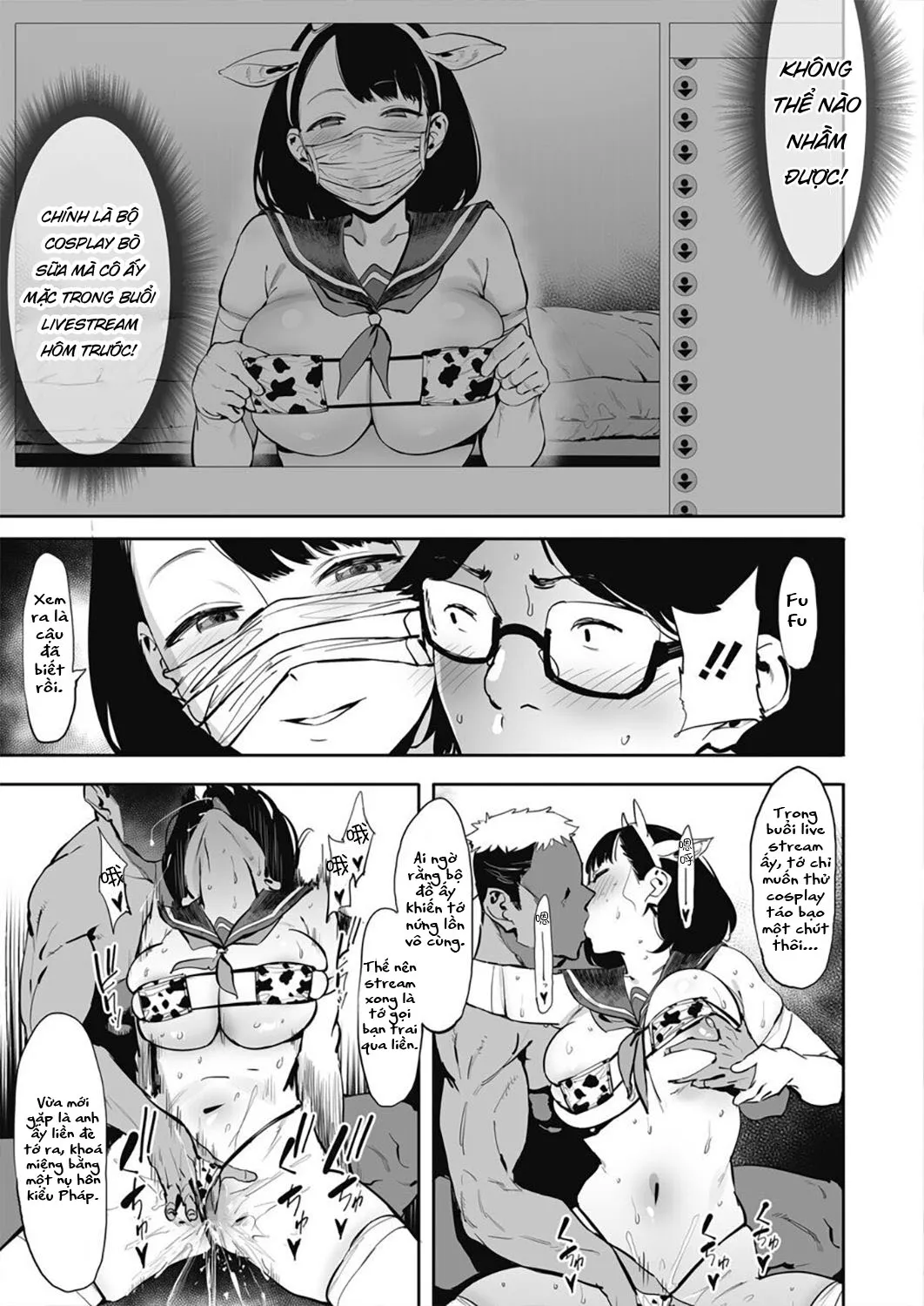 HentaiVN.net - Ảnh 16 - Nagesen Kousai [投げ銭￥交際] - Chap 4