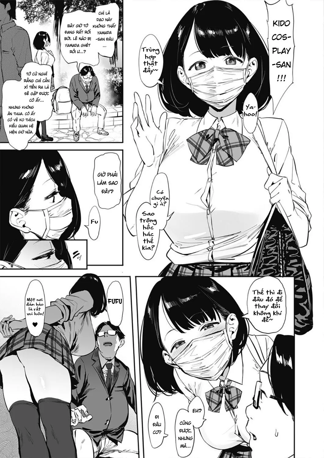 HentaiVN.net - Ảnh 6 - Nagesen Kousai [投げ銭￥交際] - Chap 4