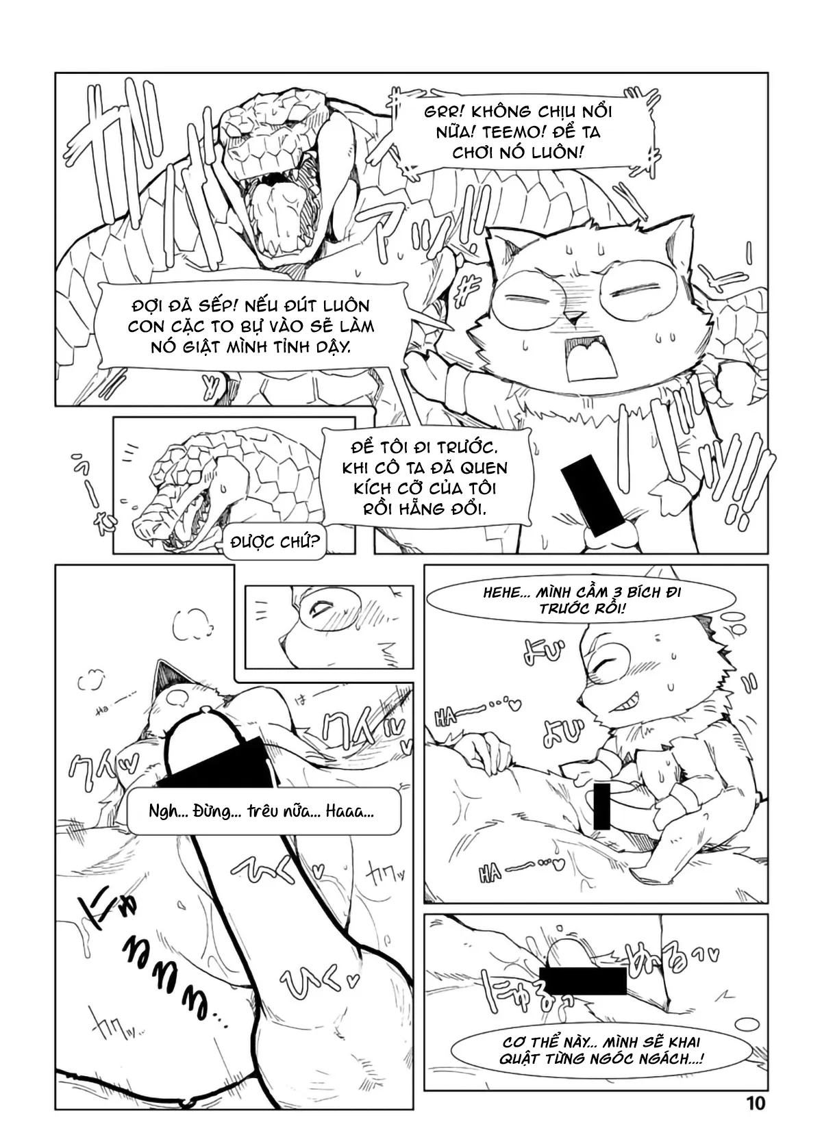 HentaiVN.net - Ảnh 11 - Cơn đói cảm thấy thế nào? 3 [How does hunger feel? 3] - Oneshot double kill