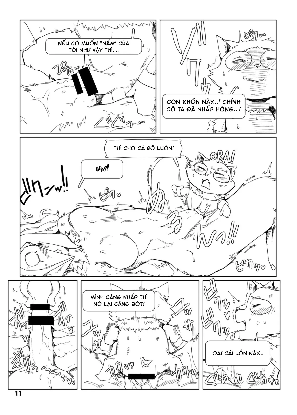 HentaiVN.net - Ảnh 12 - Cơn đói cảm thấy thế nào? 3 [How does hunger feel? 3] - Oneshot double kill