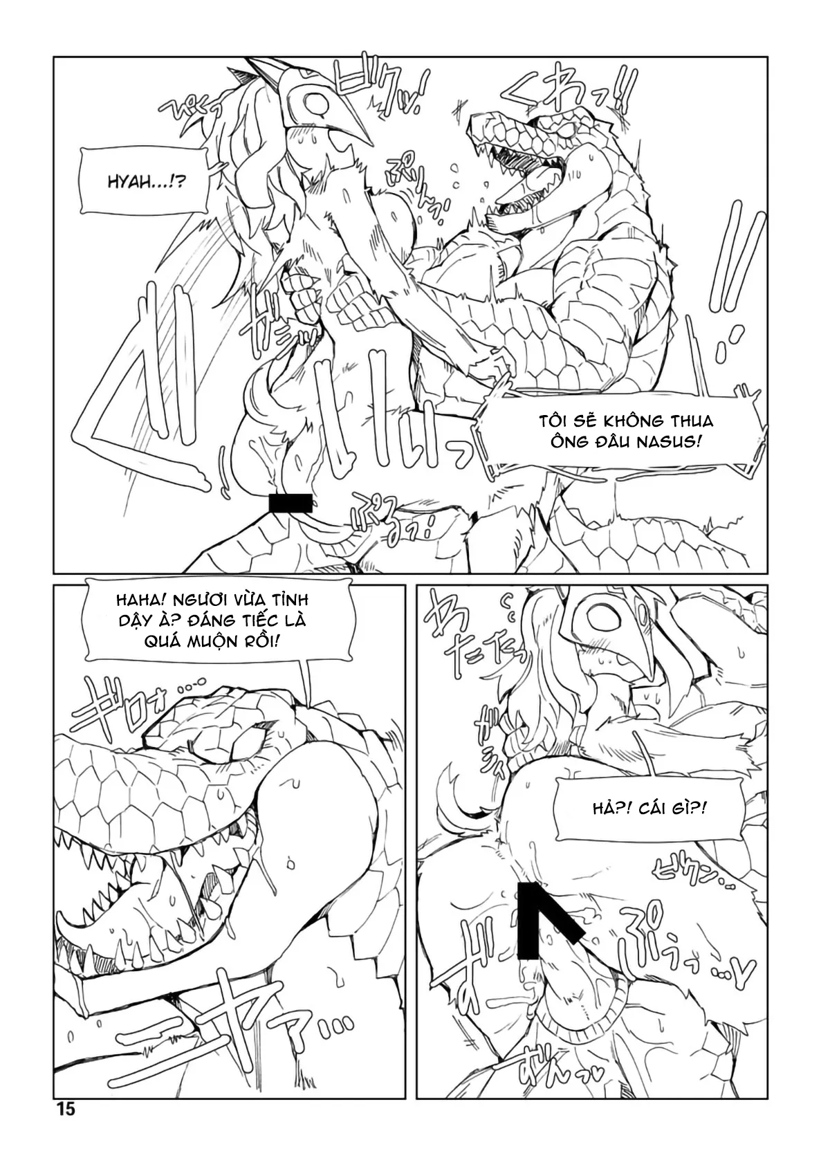 HentaiVN.net - Ảnh 16 - Cơn đói cảm thấy thế nào? 3 [How does hunger feel? 3] - Oneshot double kill