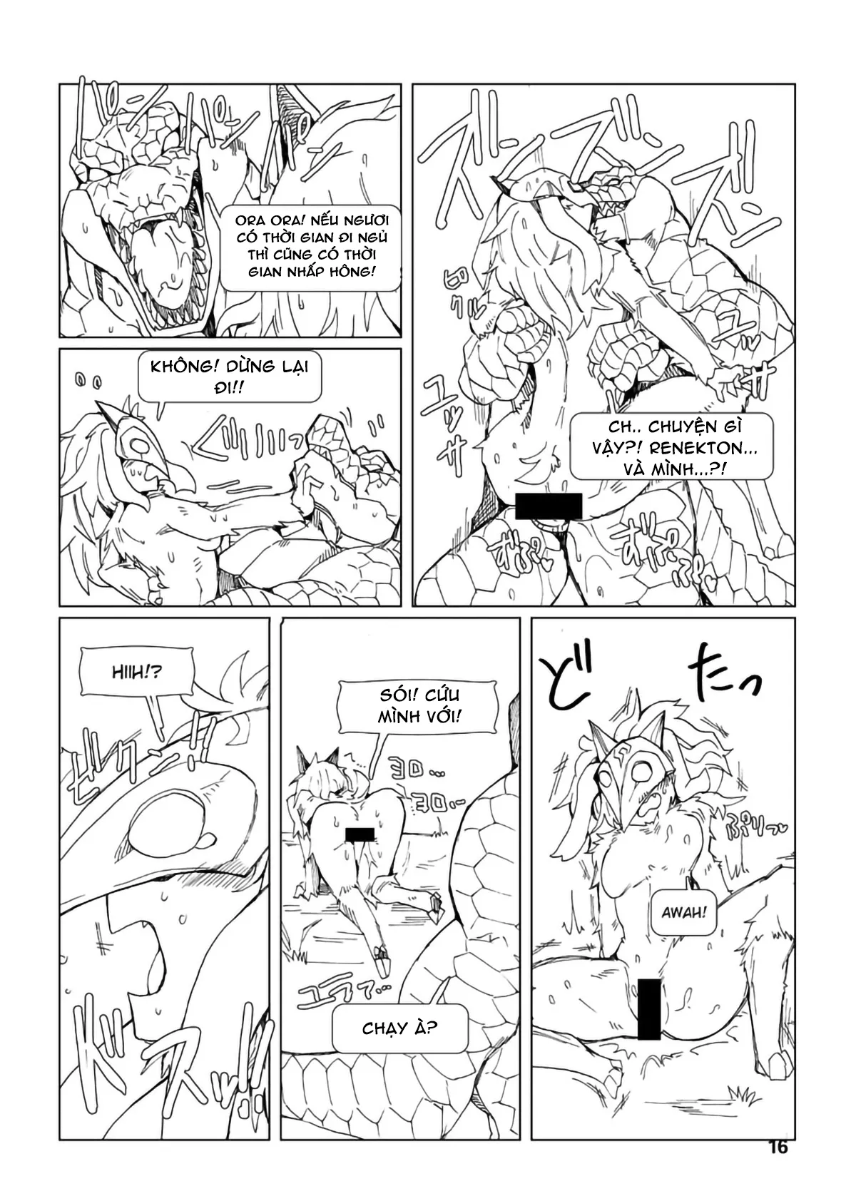 HentaiVN.net - Ảnh 17 - Cơn đói cảm thấy thế nào? 3 [How does hunger feel? 3] - Oneshot double kill