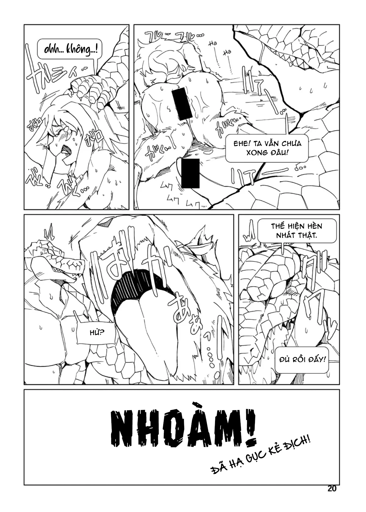 HentaiVN.net - Ảnh 21 - Cơn đói cảm thấy thế nào? 3 [How does hunger feel? 3] - Oneshot double kill