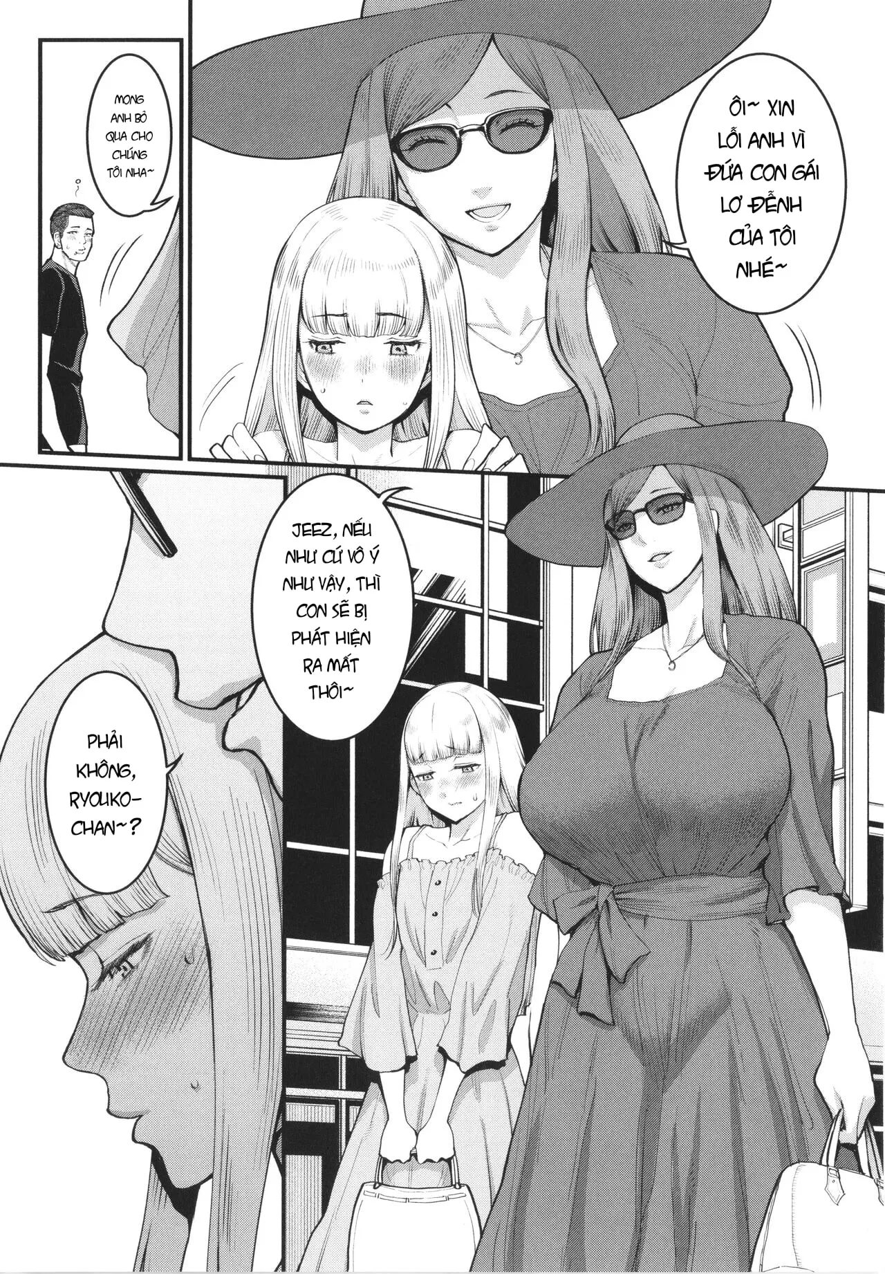 HentaiVN.net - Ảnh 5 - Buổi Làm Tình Ngoài Trời Của Mẹ Con Tôi [Boku to Mama no Josou Koukai Pakohame Nama Sex] - Oneshot
